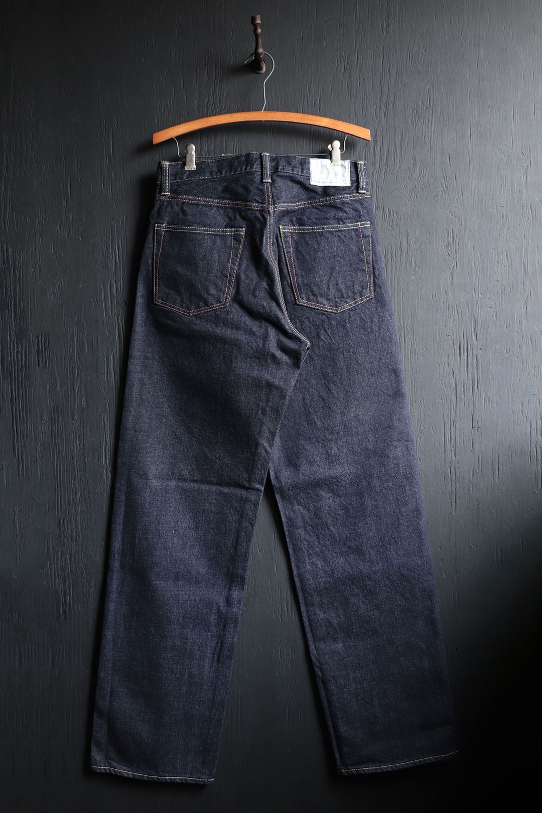 Black Sign 14oz BS Denim Pants Wide Straight / Dark Indigo (Coming soon)