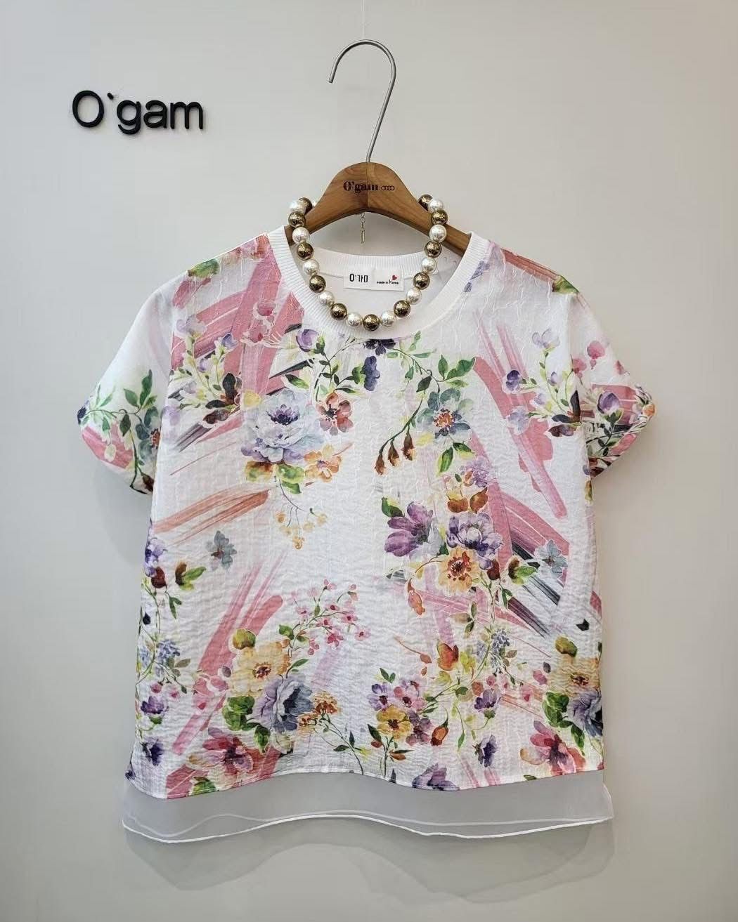 ogam牌子花圖案top
