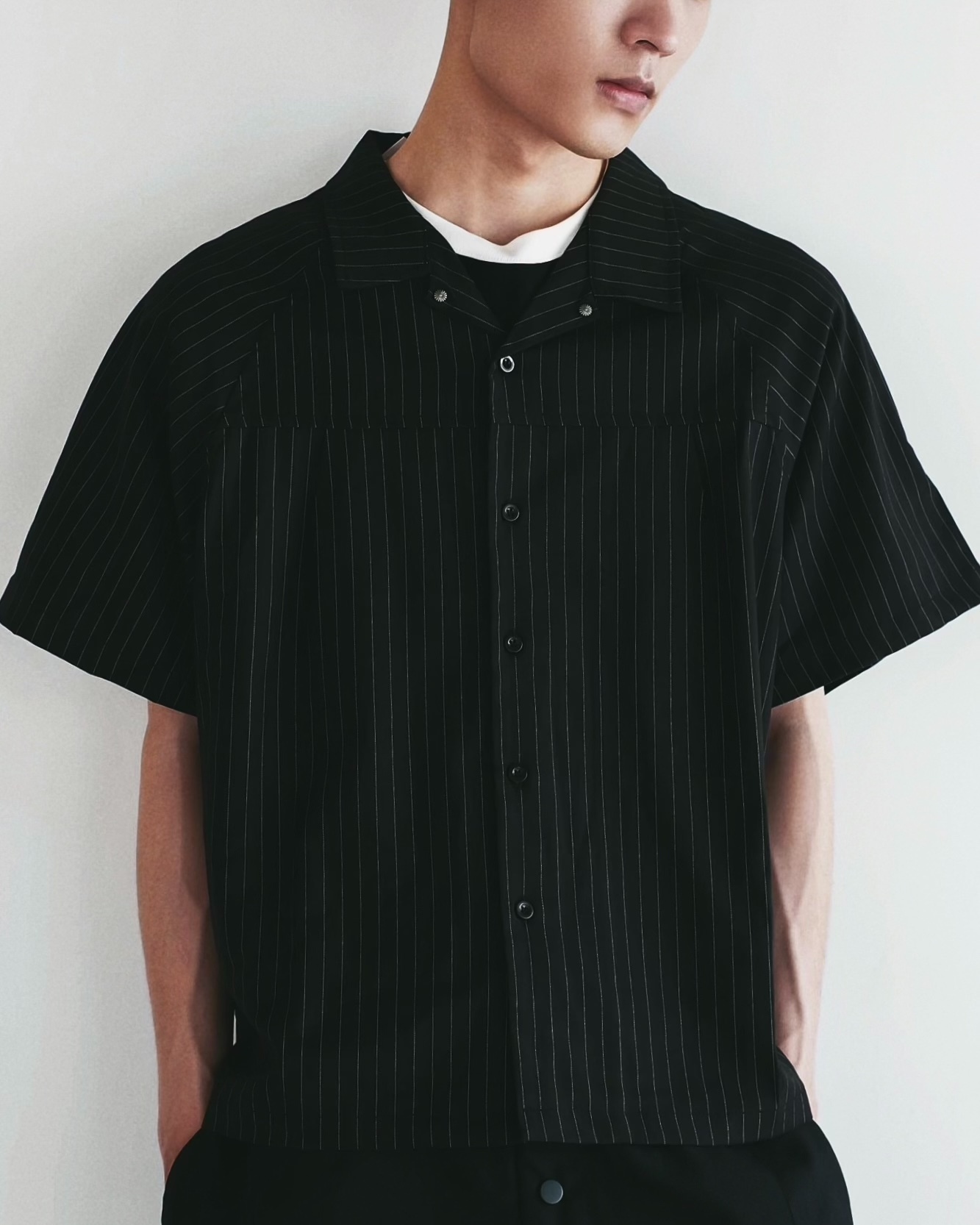 Neverland Rivet Stripe Shirts 條紋 西裝 襯衫