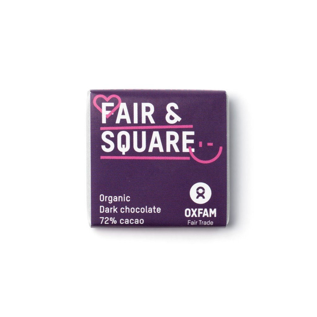 Oxfam 公平貿易有機黑朱古力 (72%) 4g/片