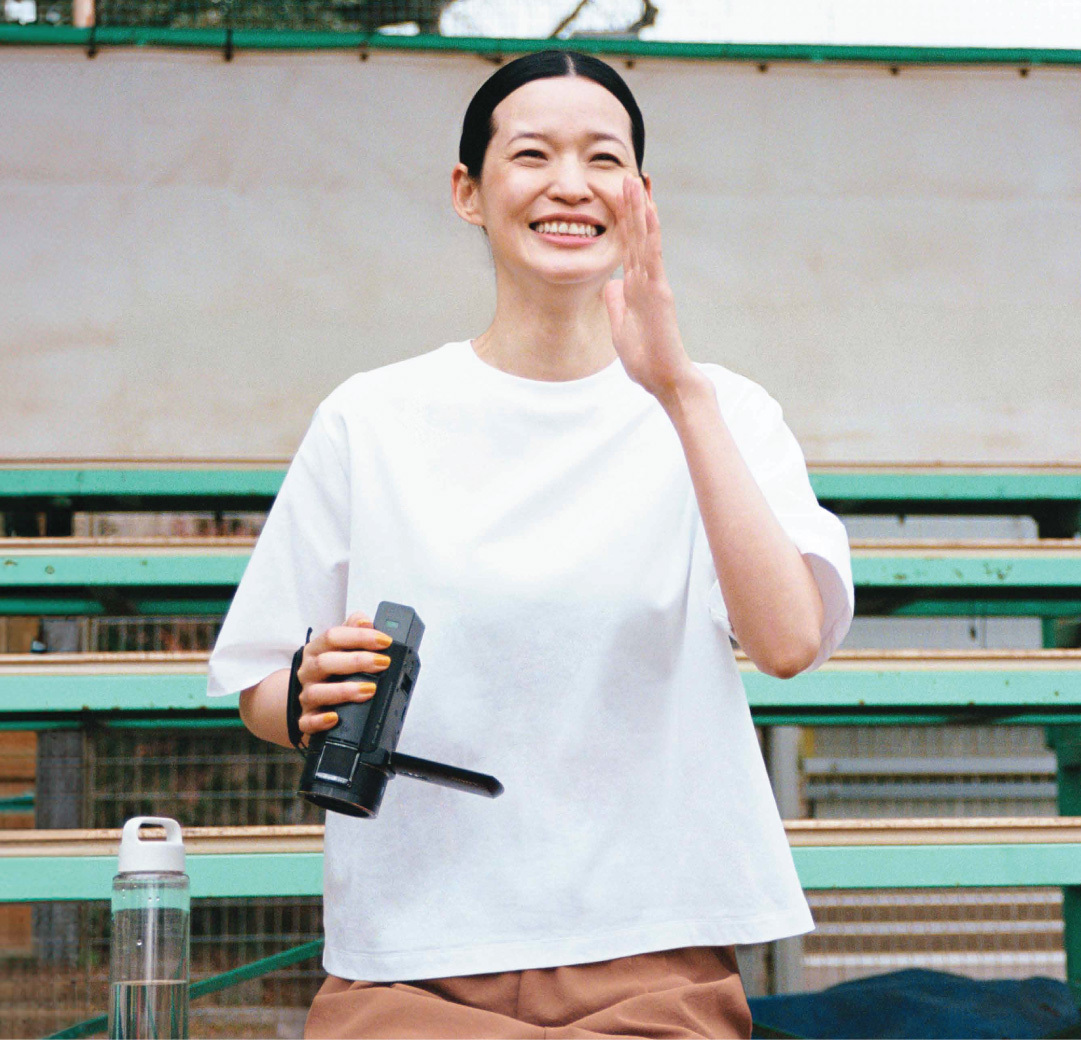 女裝有機棉涼感圓領寬鬆短袖T裇