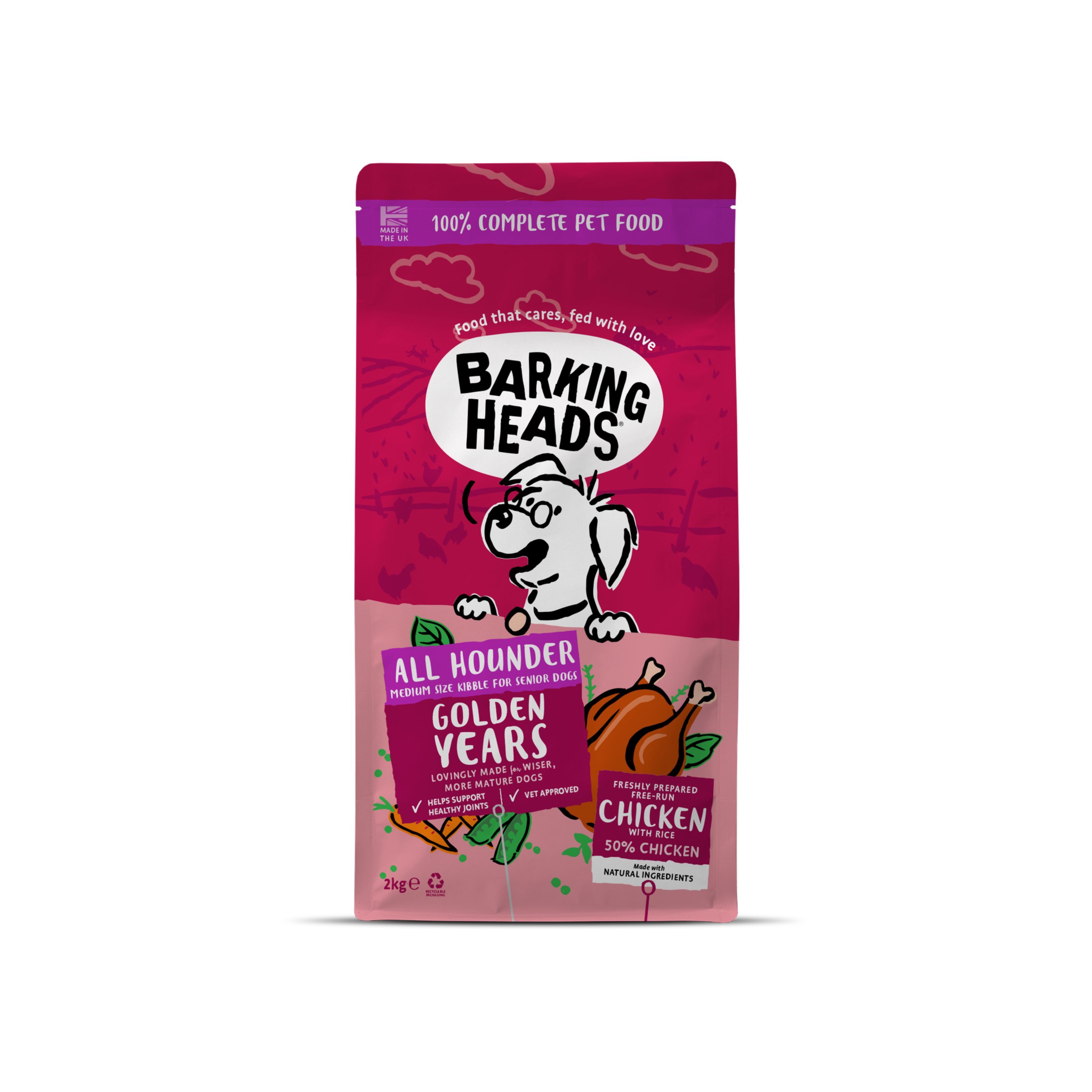 Barking Heads 全天然年長犬平衡配方