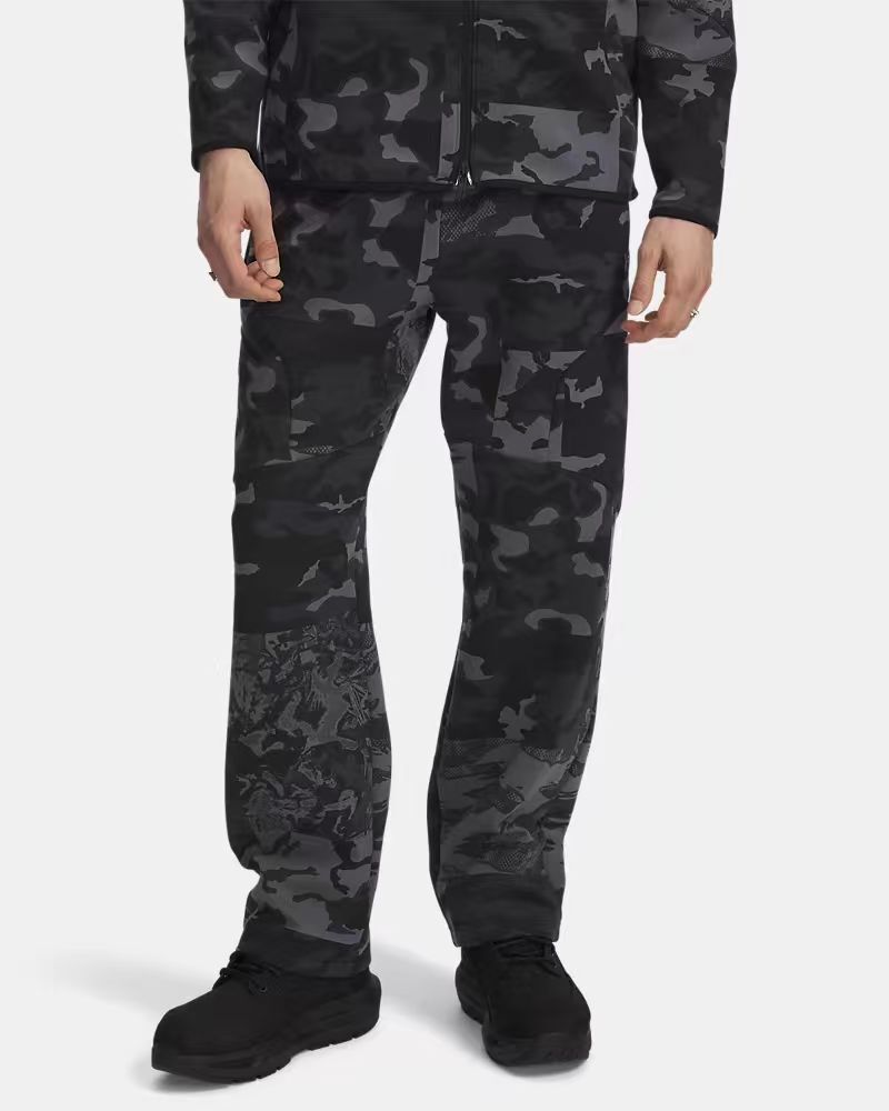 【預購】H061172 UNDER ARMOUR 男裝迷彩運動長褲 (黑色)
