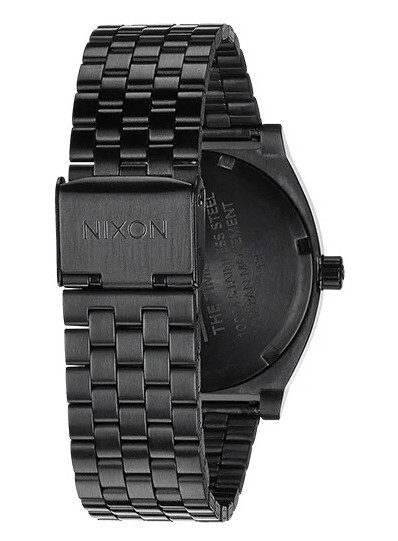 萬年鐘錶 - NIXON 尼克森  全黑經典簡約款衝浪錶  Time Teller   A045-001  錶徑37MM