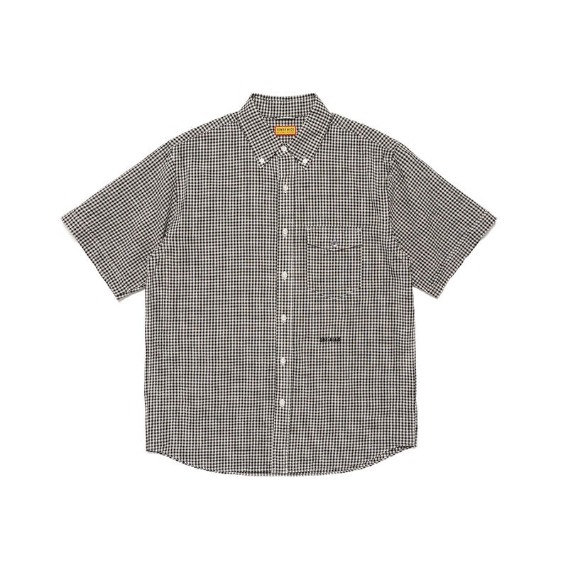 預購┃日本製 HUMAN MADE CHECK B.D S/S SHIRT 格紋 愛心 襯衫 短袖