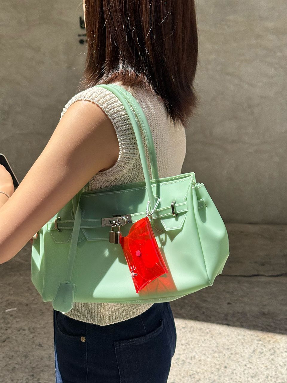 DWYL 果凍感 Meryl 迷你包 薄荷綠 P00000EC