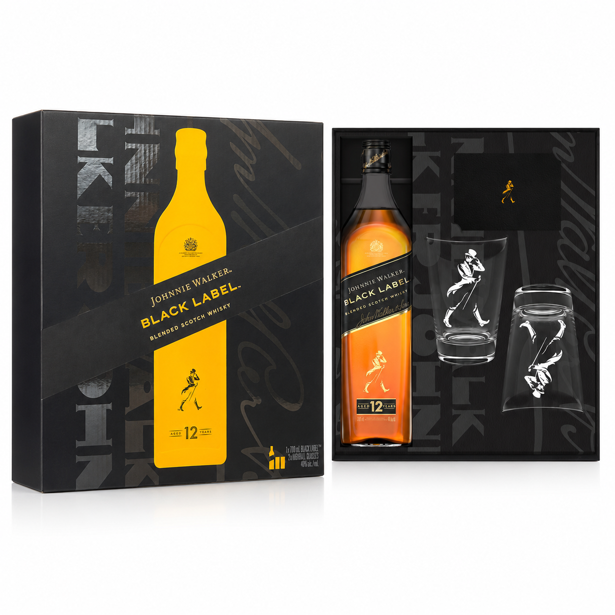 Johnnie Walker Black Label 連 HIGHBALL 杯禮盒 700ml