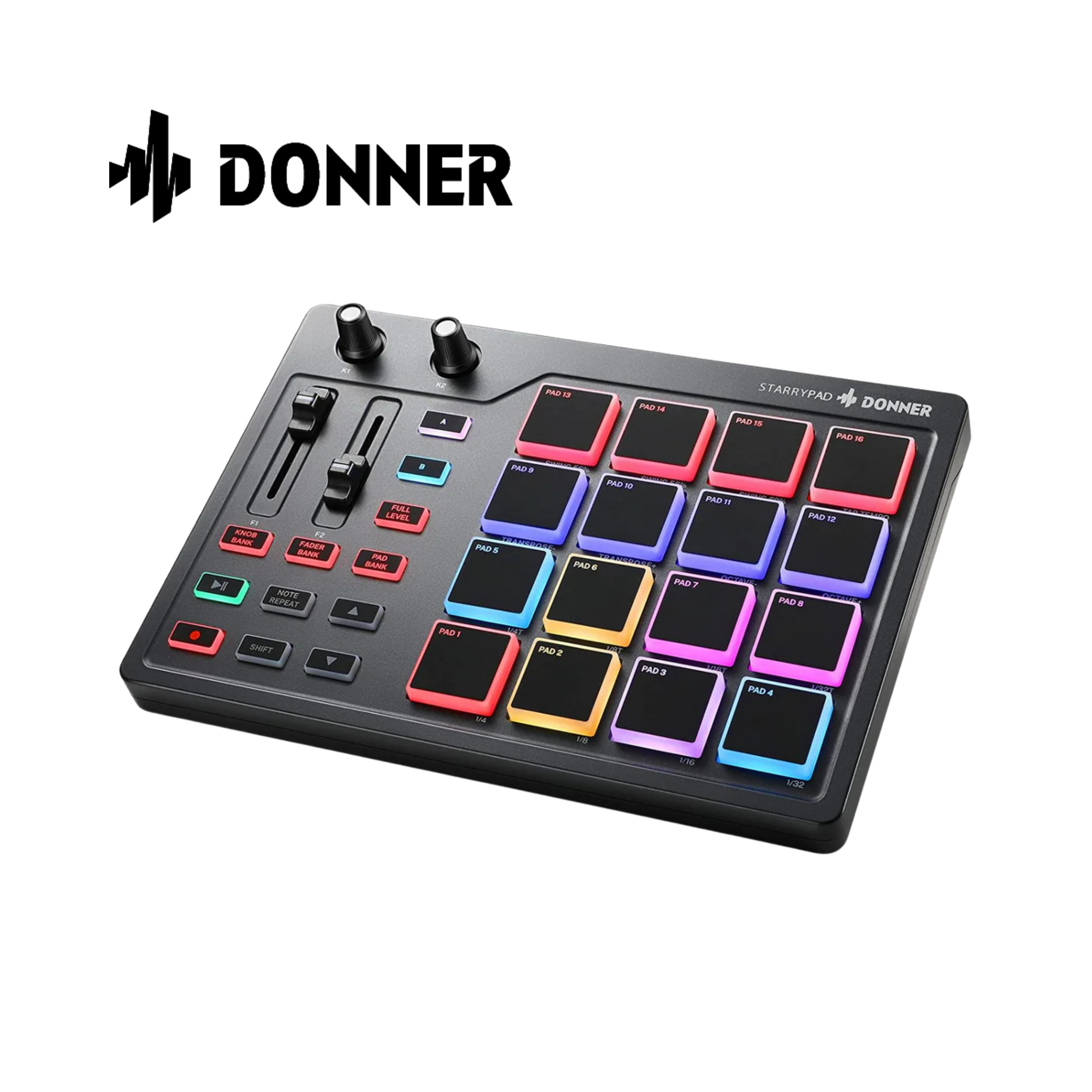 Donner DPD-16 Starrypad MIDI PAD Controller MIDI 控制器
