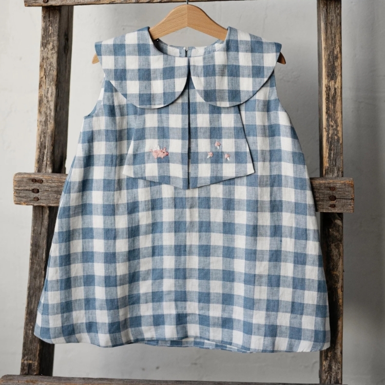(預購)ALL THE BEAUTIFUL LINEN 圓領A字洋 MERMAID DRESS