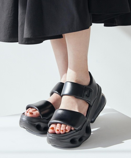 Nike Air Max Halo 日本新款 黑色 厚底 6公分 增高 氣墊 涼鞋 IO1959-012