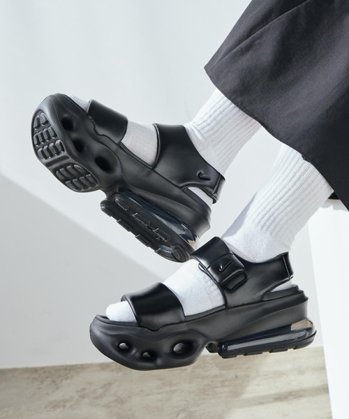 Nike Air Max Halo 日本新款 黑色 厚底 6公分 增高 氣墊 涼鞋 IO1959-012