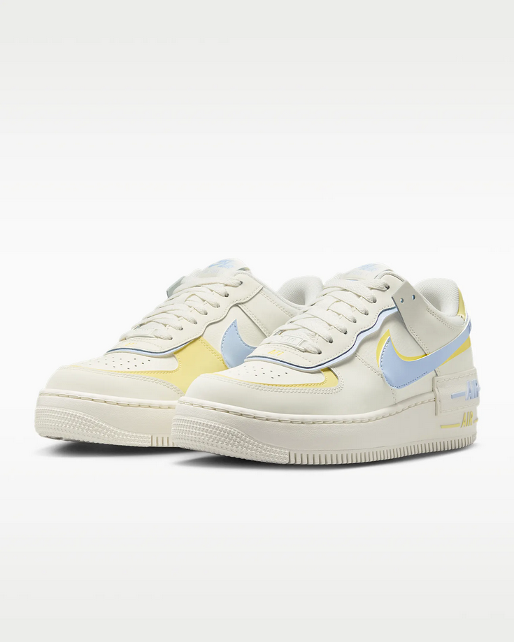 【預訂】 NIKE AIR FORCE 1 SHADOW 奶油白藍黃-WOMEN