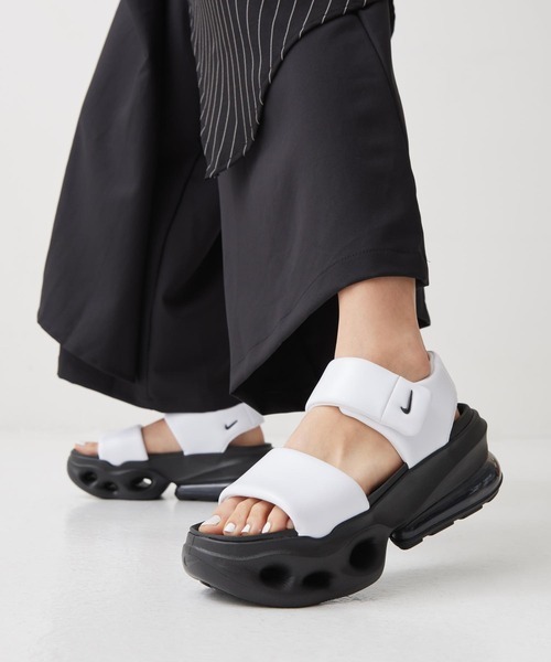 Nike Air Max Halo 日本新款 白黑 厚底 6公分 增高 氣墊 涼鞋 IO1959-101
