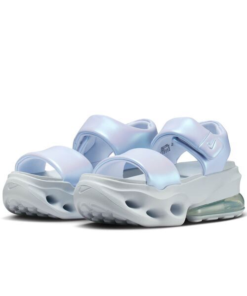 Nike Air Max Halo 日本新款 炫彩藍 白色 厚底 6公分 增高 氣墊 涼鞋 IO1959-401