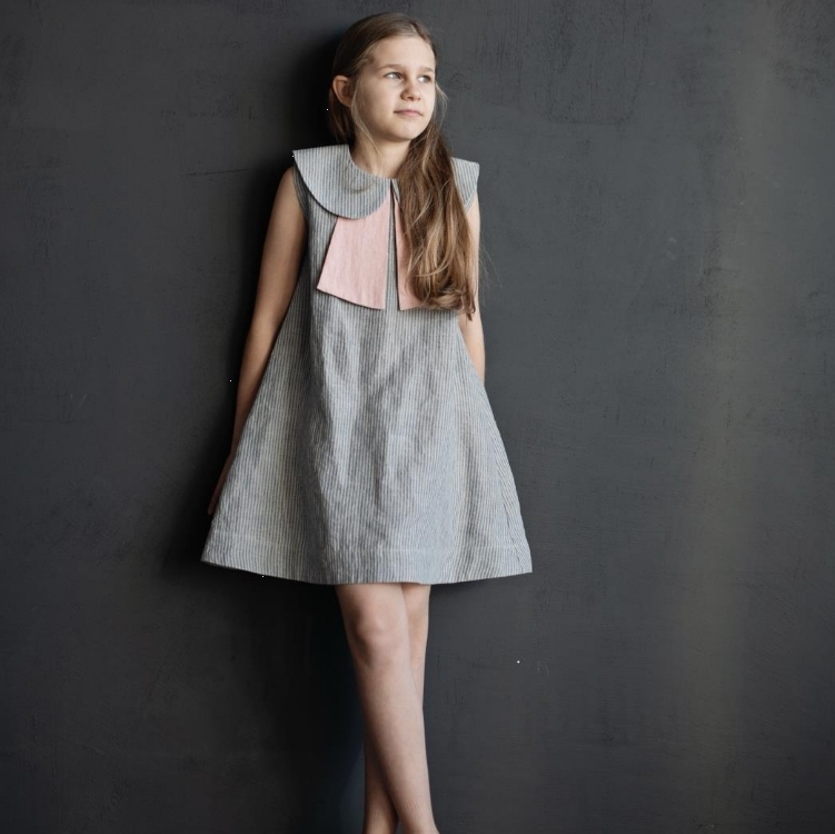 (預購) ALL THE BEAUTIFUL LINEN 海軍美人魚洋裝 SAILOR MERMAID DRESS