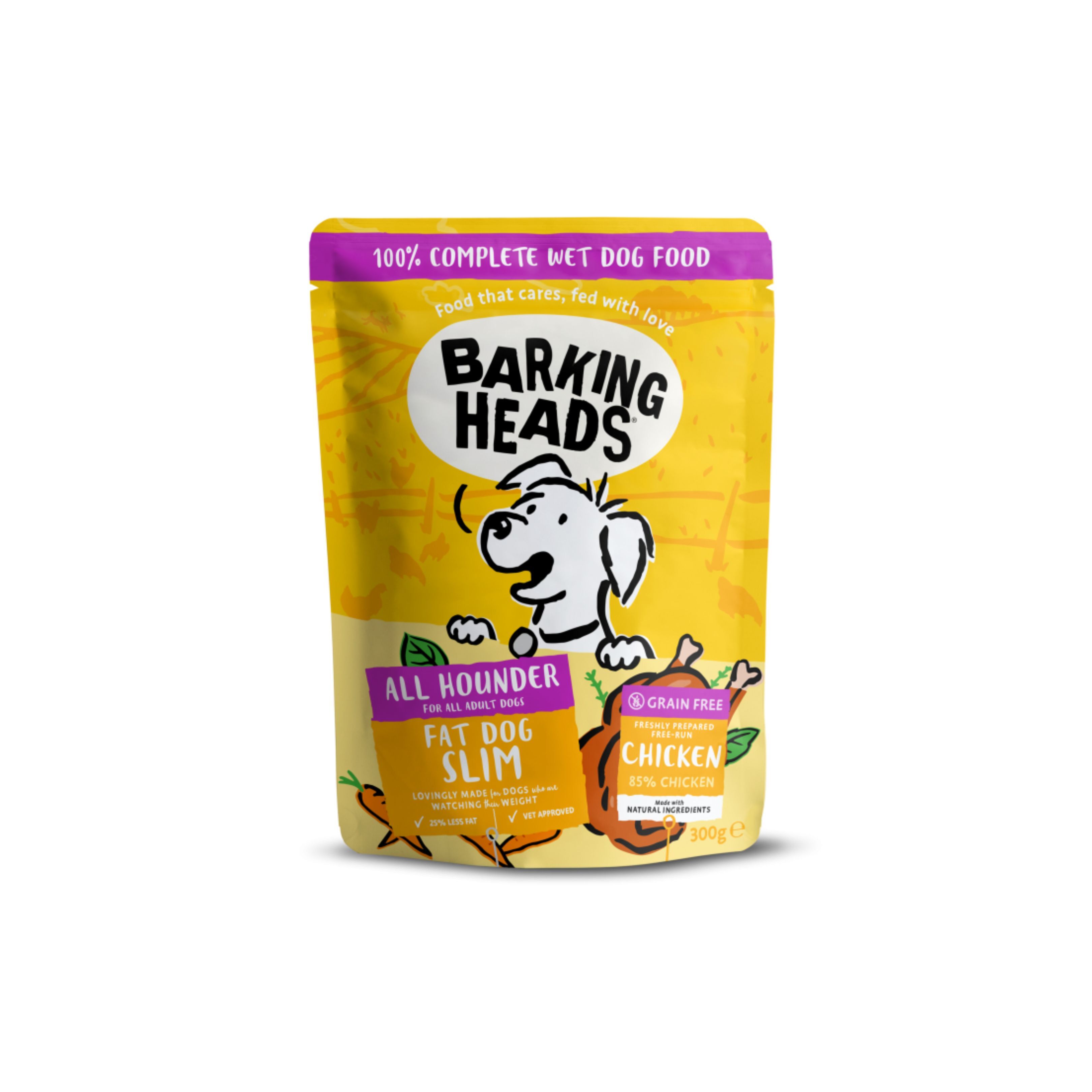 Barking Heads 體重控制犬隻食用濕包 300g