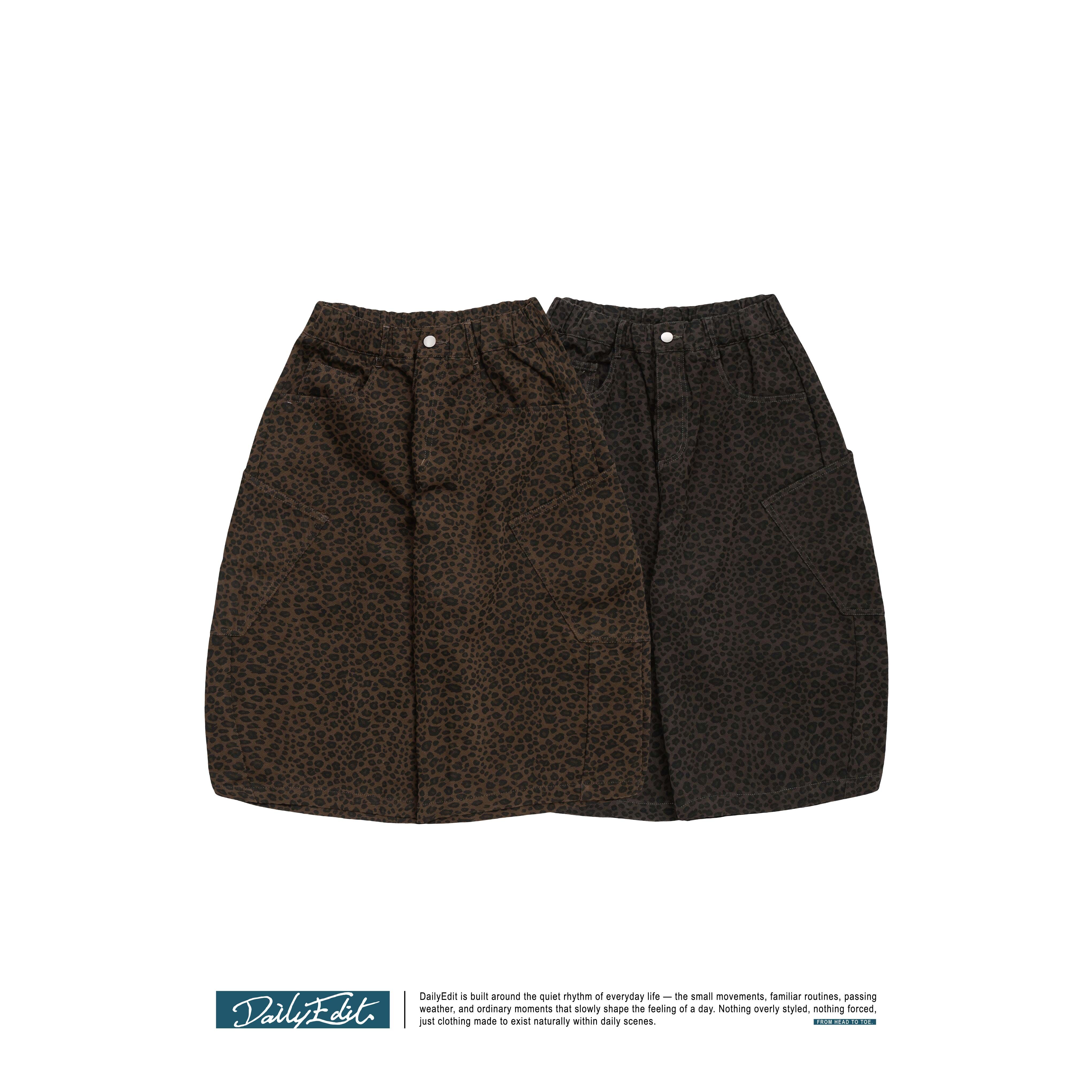 Baggy豹紋短褲 Vintage Baggy Shorts SS-020