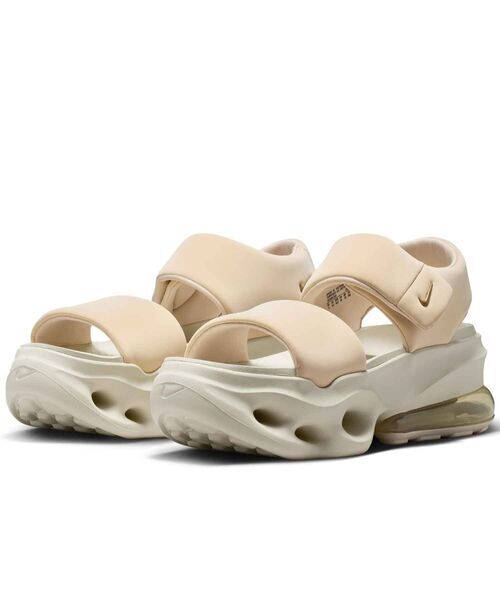 Nike Air Max Halo 日本新款 椰奶 奶茶色 厚底 6公分 增高 氣墊 涼鞋 IO1959-102