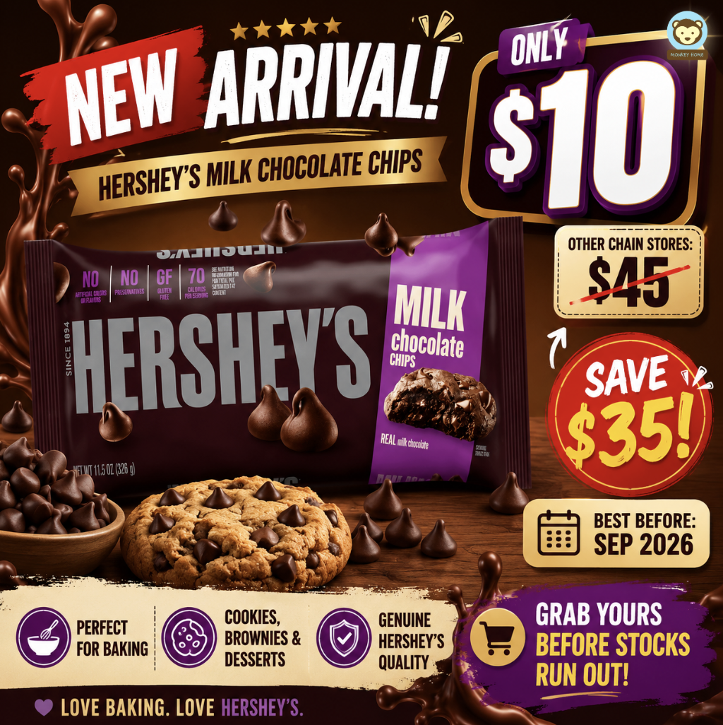HERSHEY'S Milk Chocolate Chips 326g (Purple)