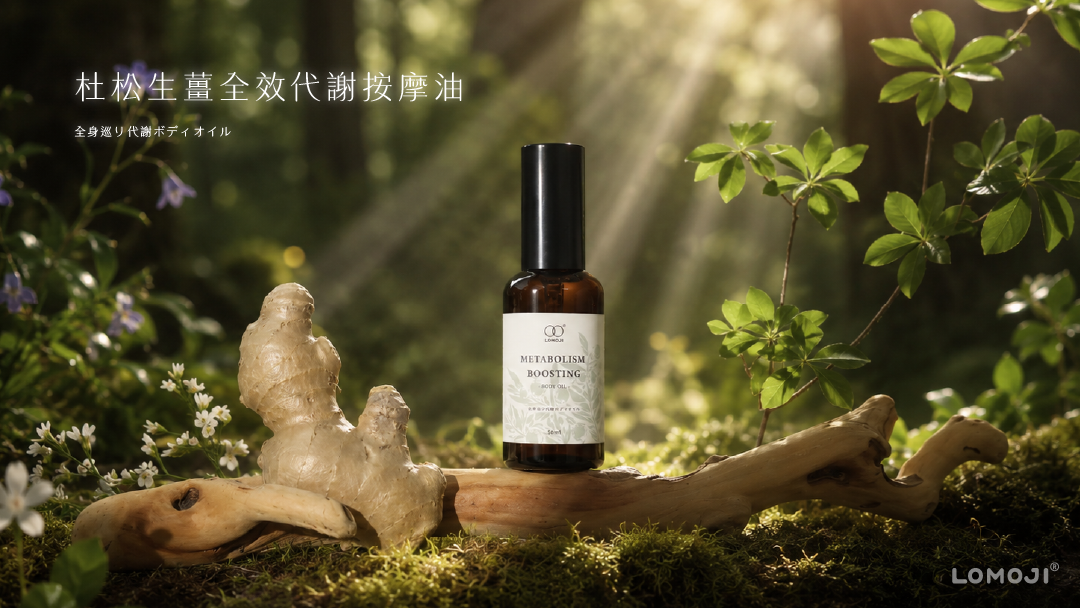 樂木集杜松生薑全效代謝按摩油成分展示