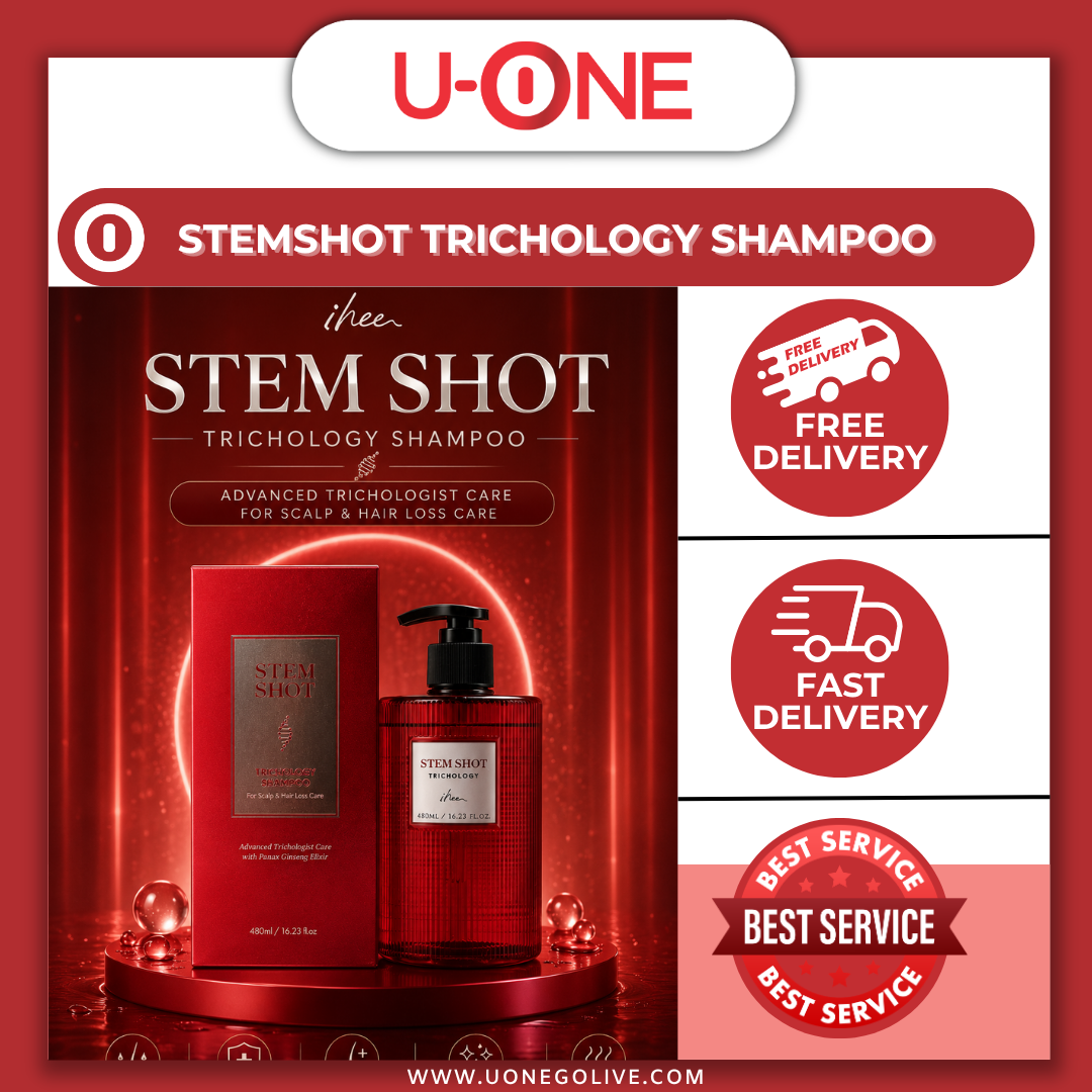 U-ONE | Korea | IHEE | StemShot | Trichology Shampoo | 480ml