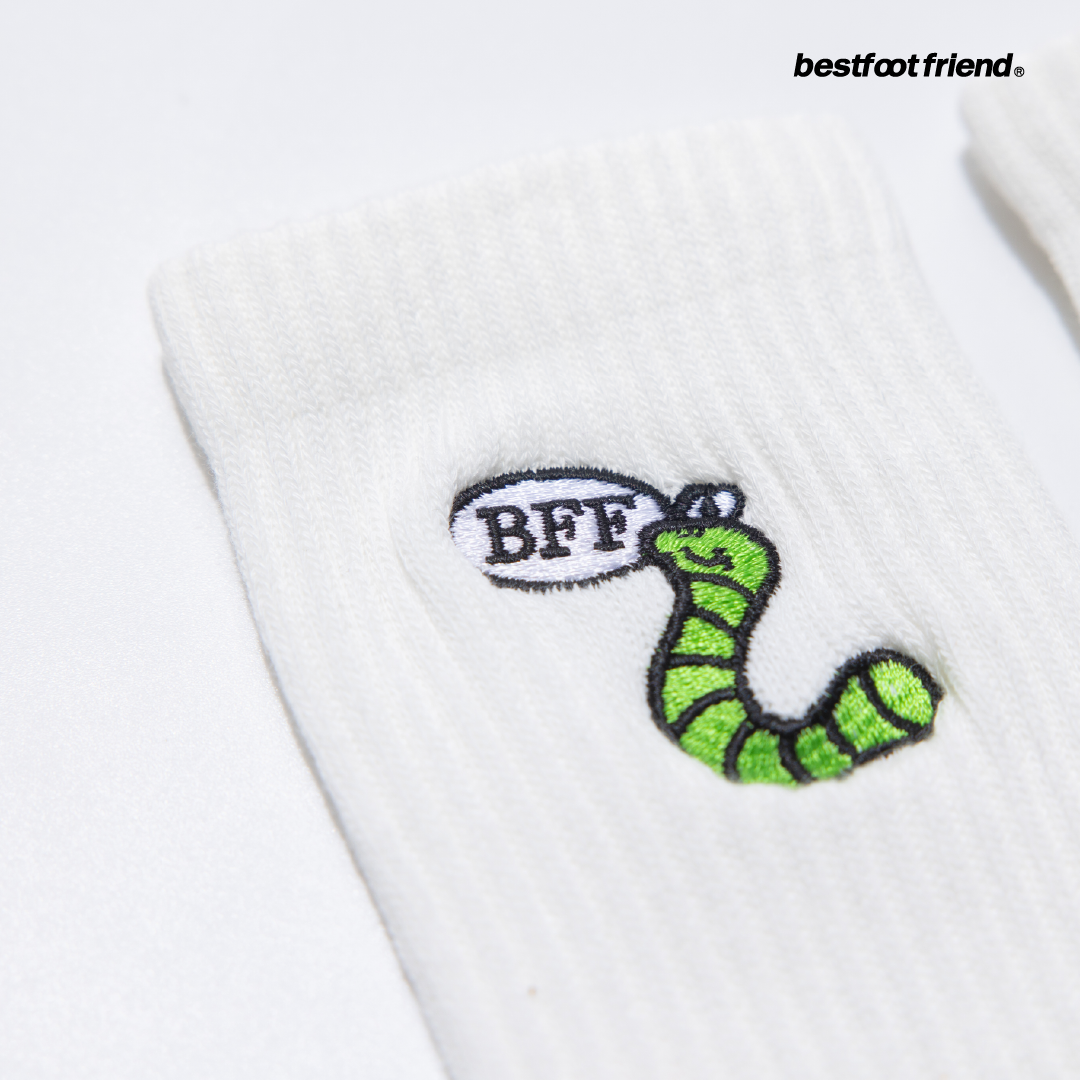 Best Foot Friend Apple & Worm Socks