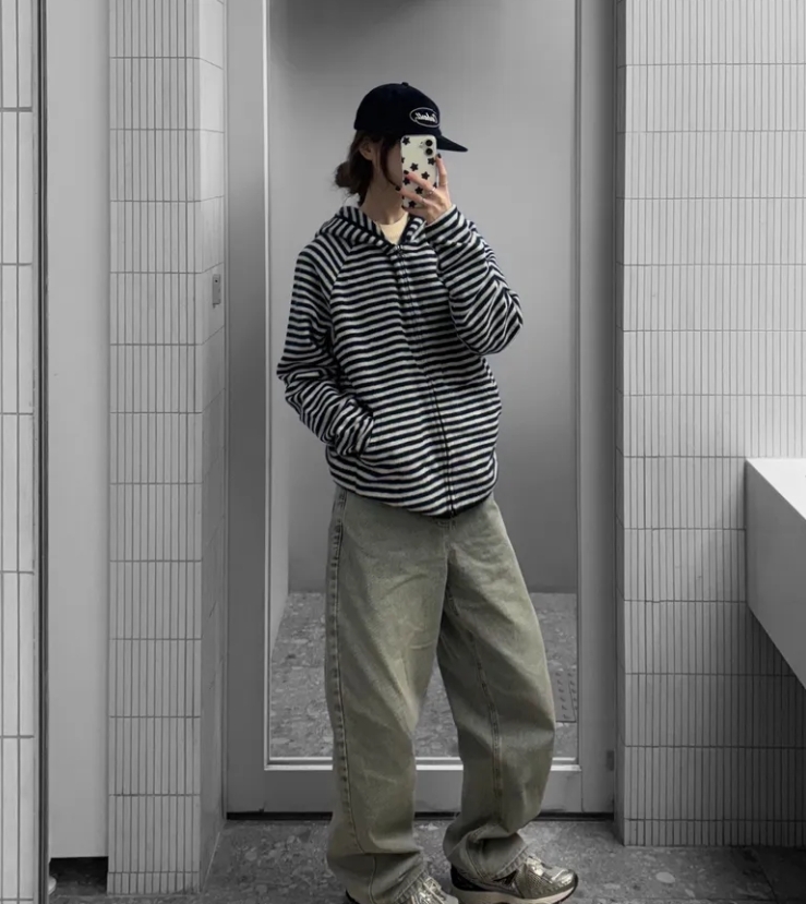 【OWN】TOFFEE 牛仔褲 水洗 刷白 寬褲 新品 韓系 四季 不分男女 刷白藍 刷白黑 T6S-LFDPT45BL T6S-LFDPT45GY