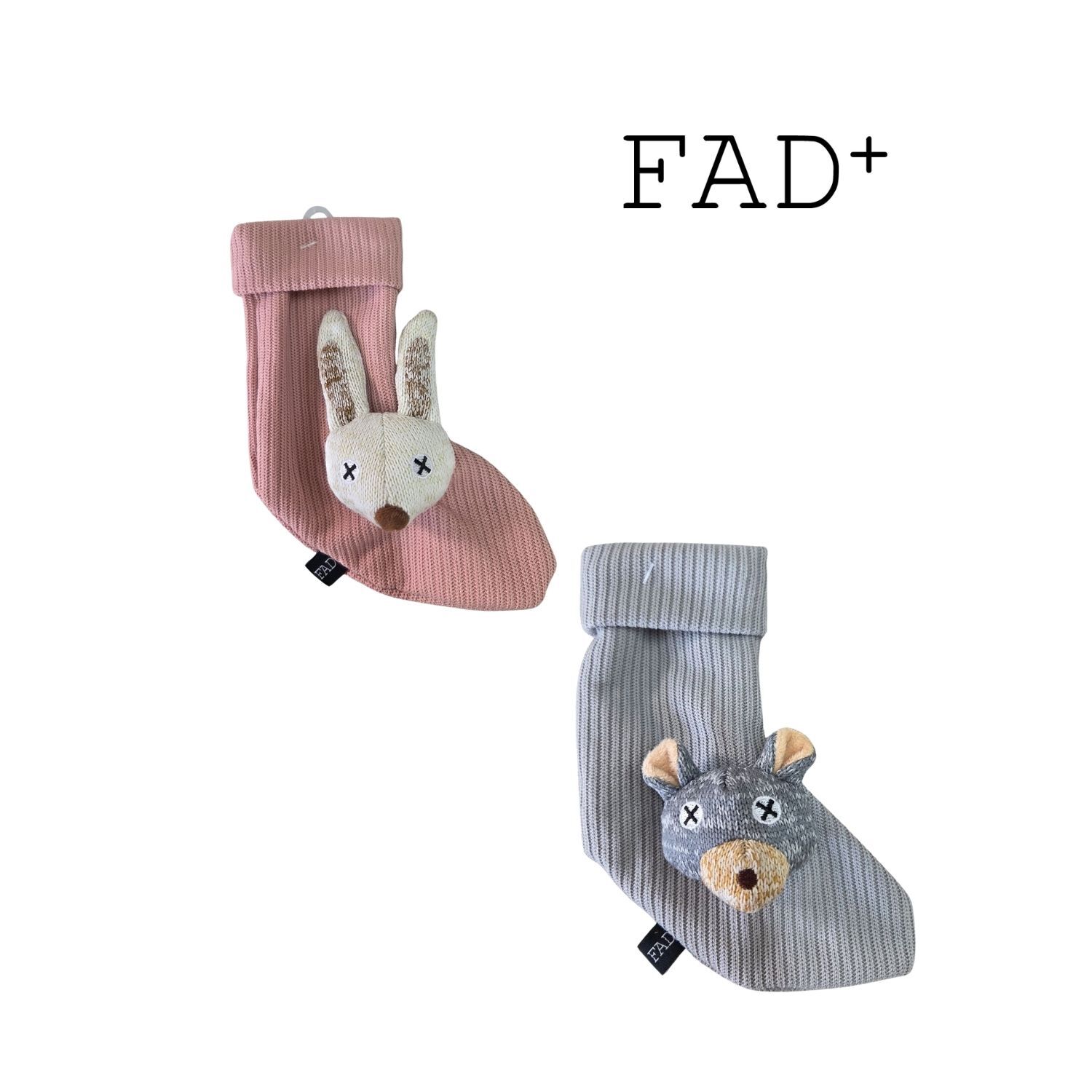 日本FAD+ 頑皮狗狗襪子造型嗅聞玩具 (兩款可選)
