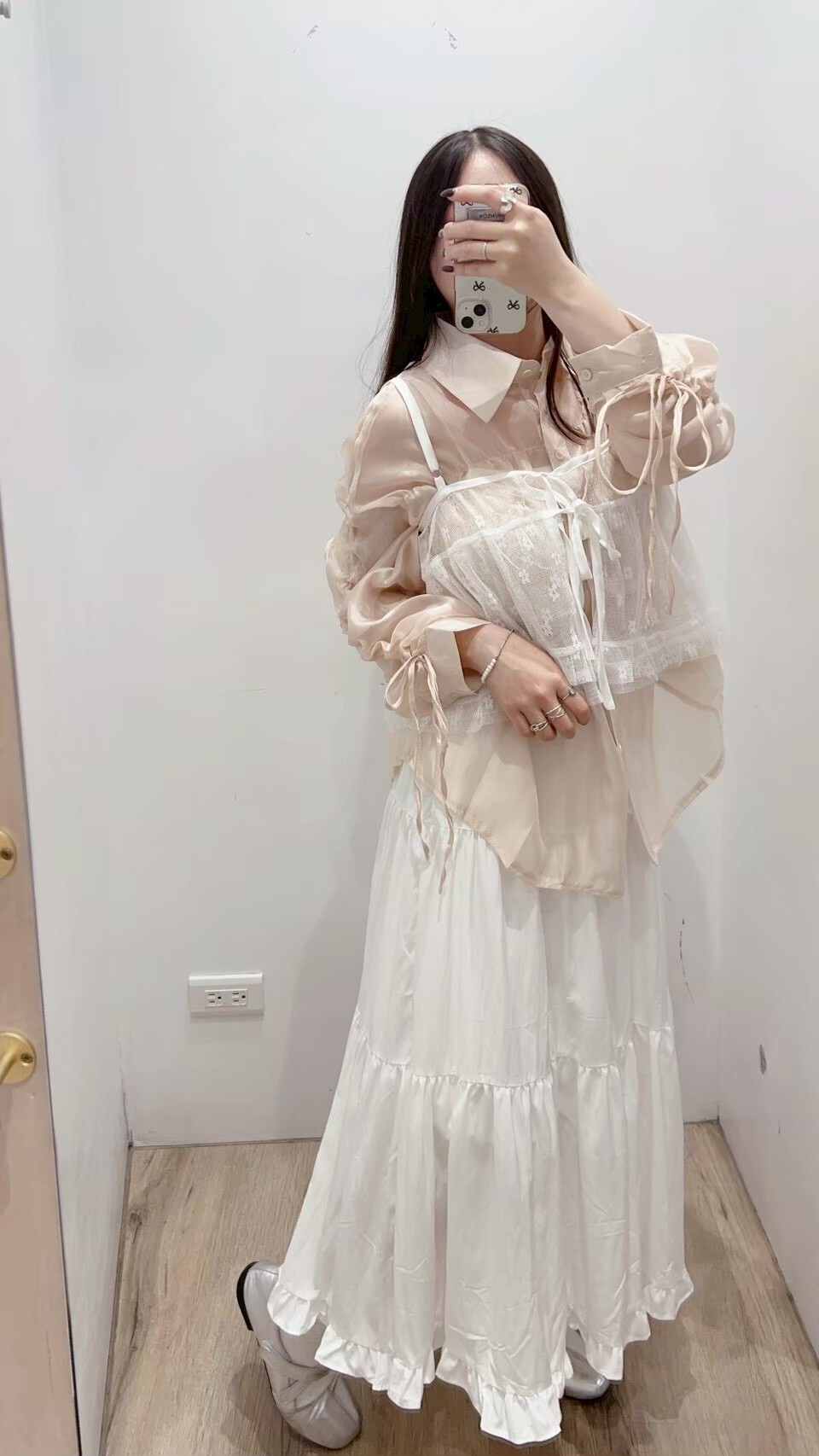 壓紋小花日系背心(現貨