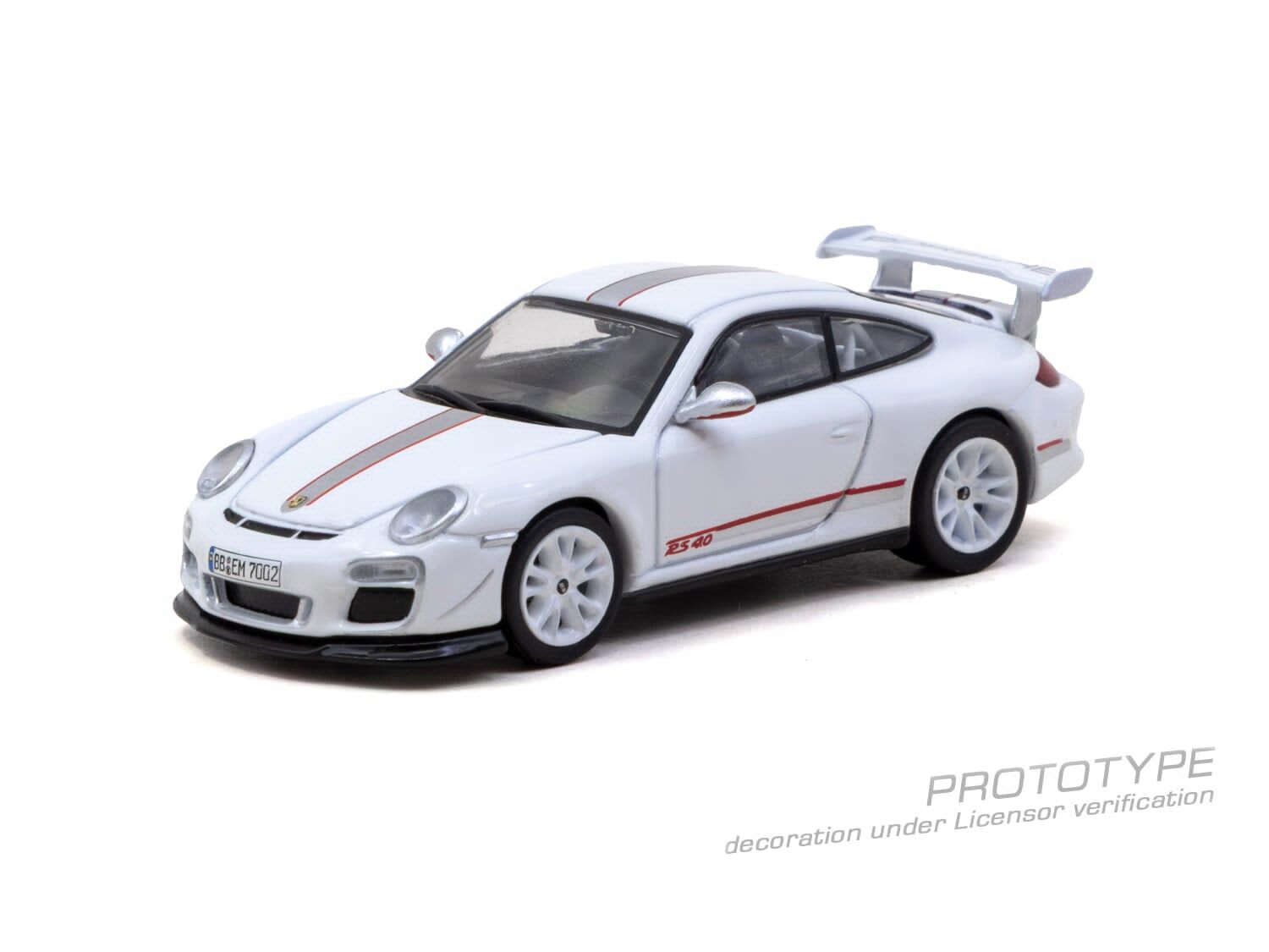 預訂:1/64 TARMAC Porsche 911 GT3 RS 4.0 (997.2) White (T64G-091-WH)