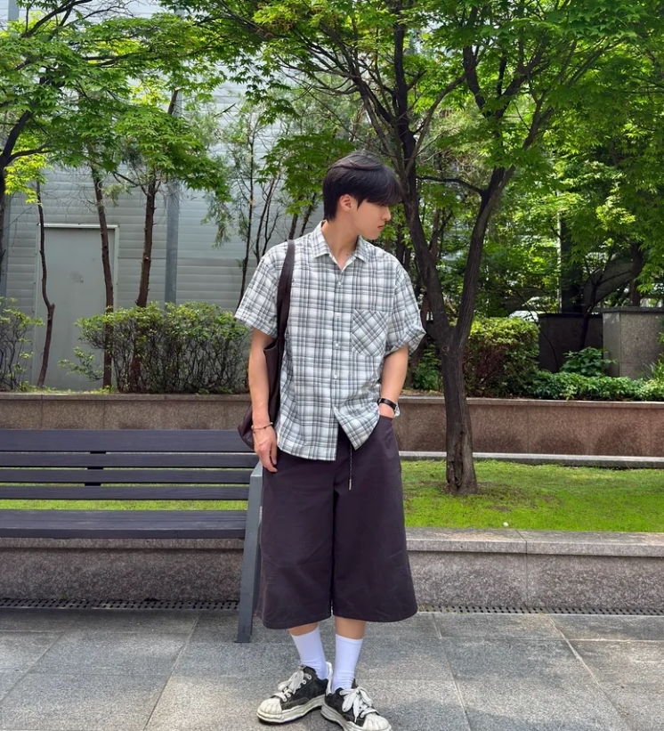 【OWN】TOFFEE 迷你口袋 百慕達 寬褲 7分褲 休閒 春夏 必備 不分男女 黑色 炭灰 卡其 T6S-MPBPT39