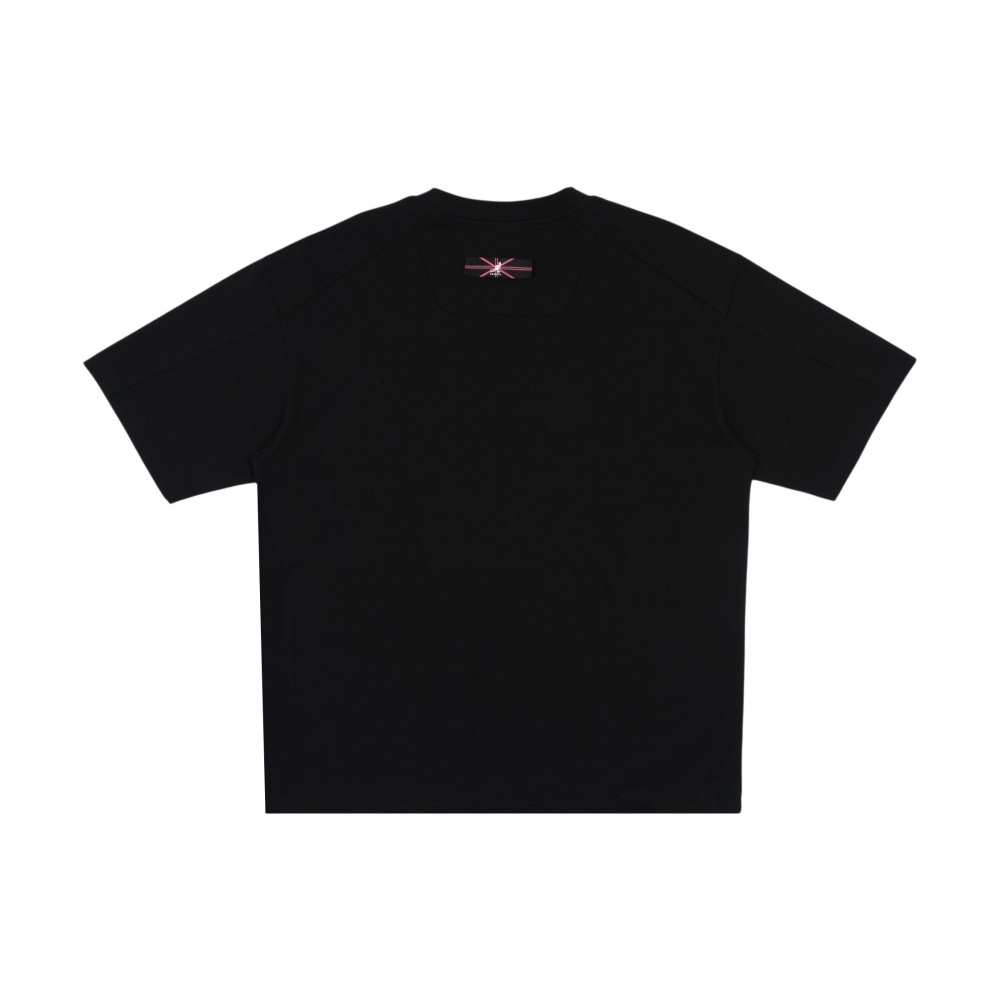 KANGOL 短T 黑色 字母 涼感 微落肩 短袖 中性 6625101020