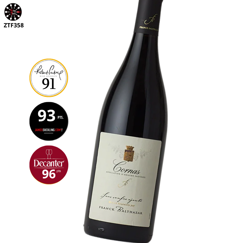 Franck Balthazar Cornas Sans Soufre Ajoute 2022