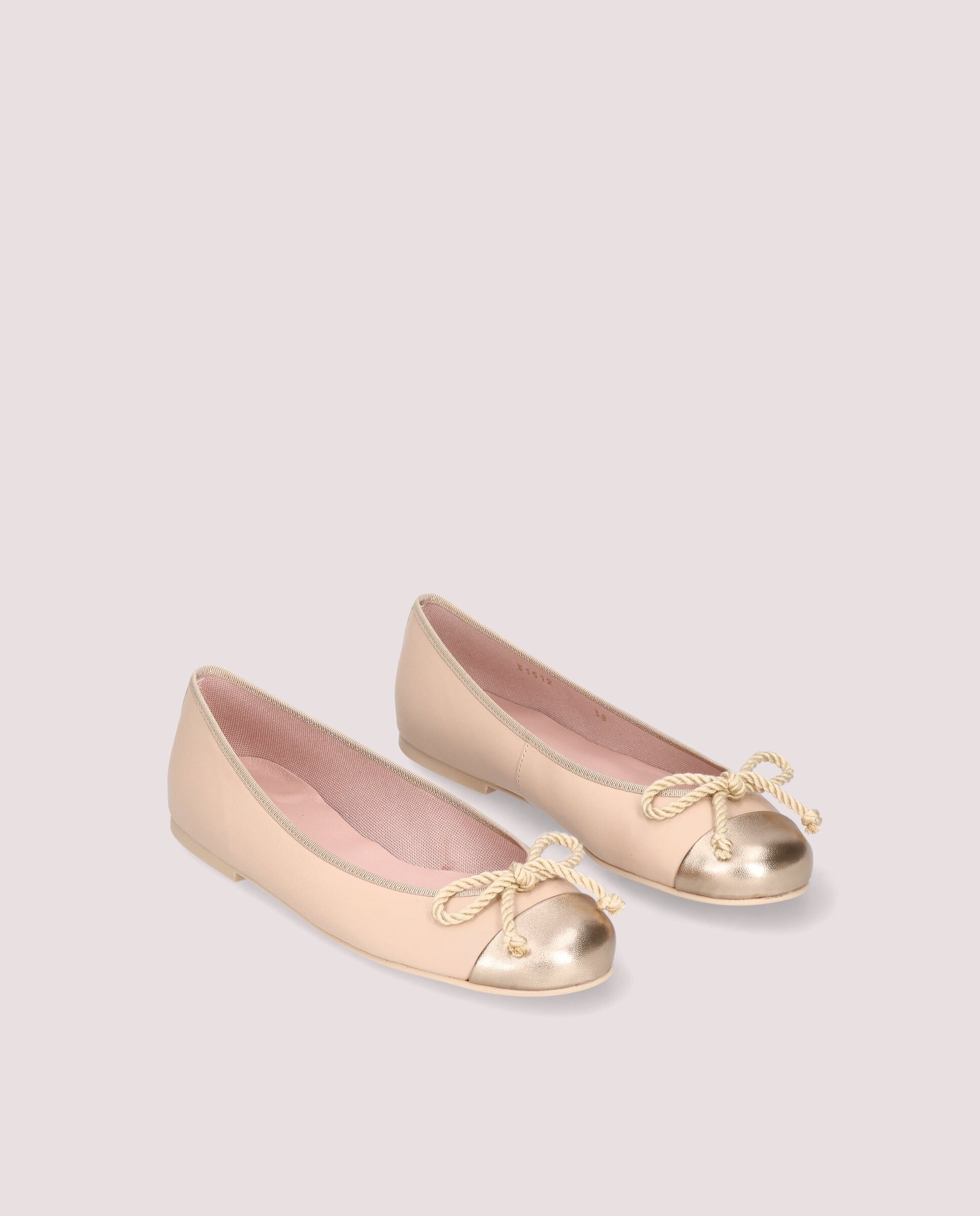 1PB0611-003 [PRETTY BALLERINAS] Rosario Ballerina In Soft Nude Leather #42788_008 (EU)