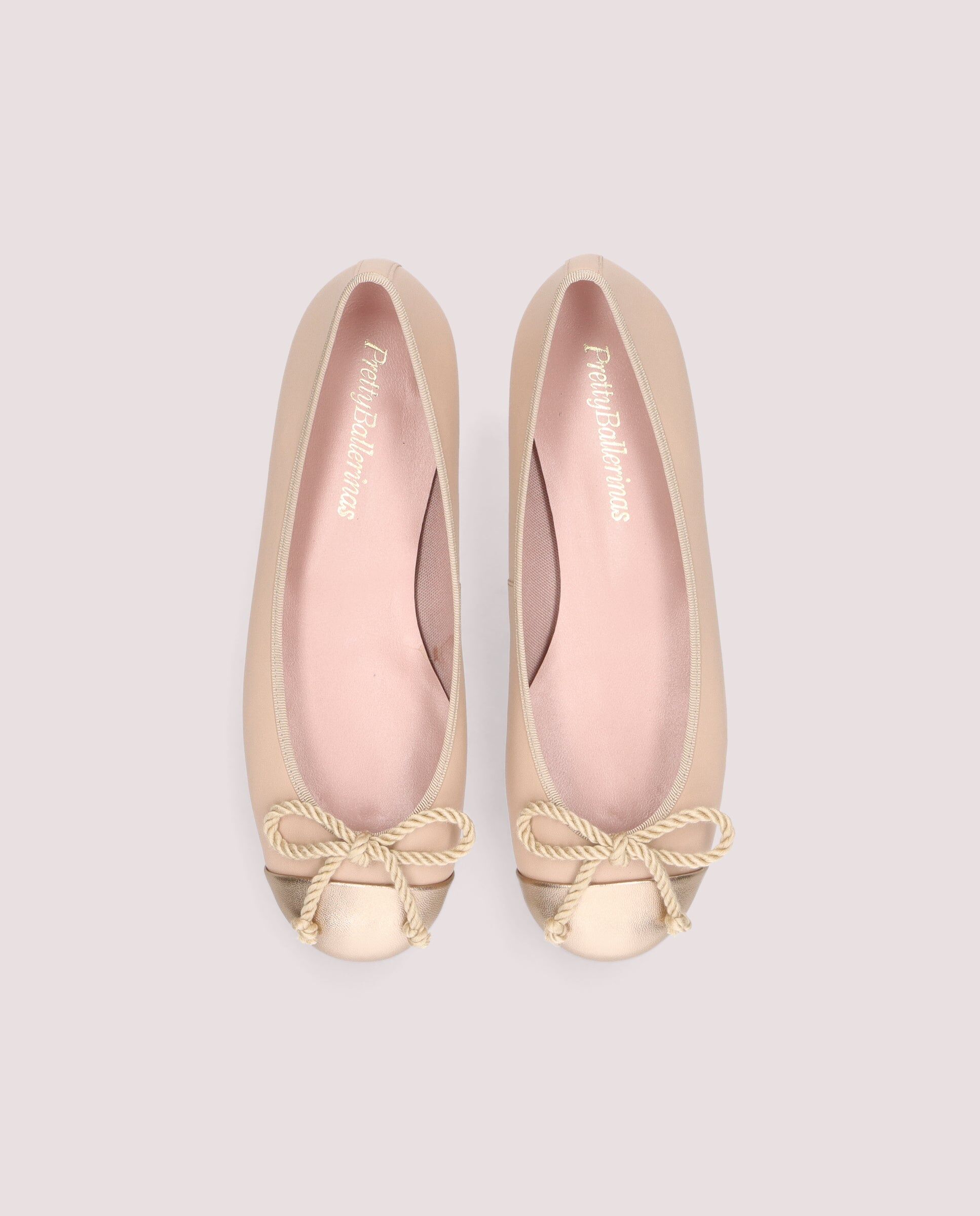 1PB0611-003 [PRETTY BALLERINAS] Rosario Ballerina In Soft Nude Leather #42788_008 (EU)