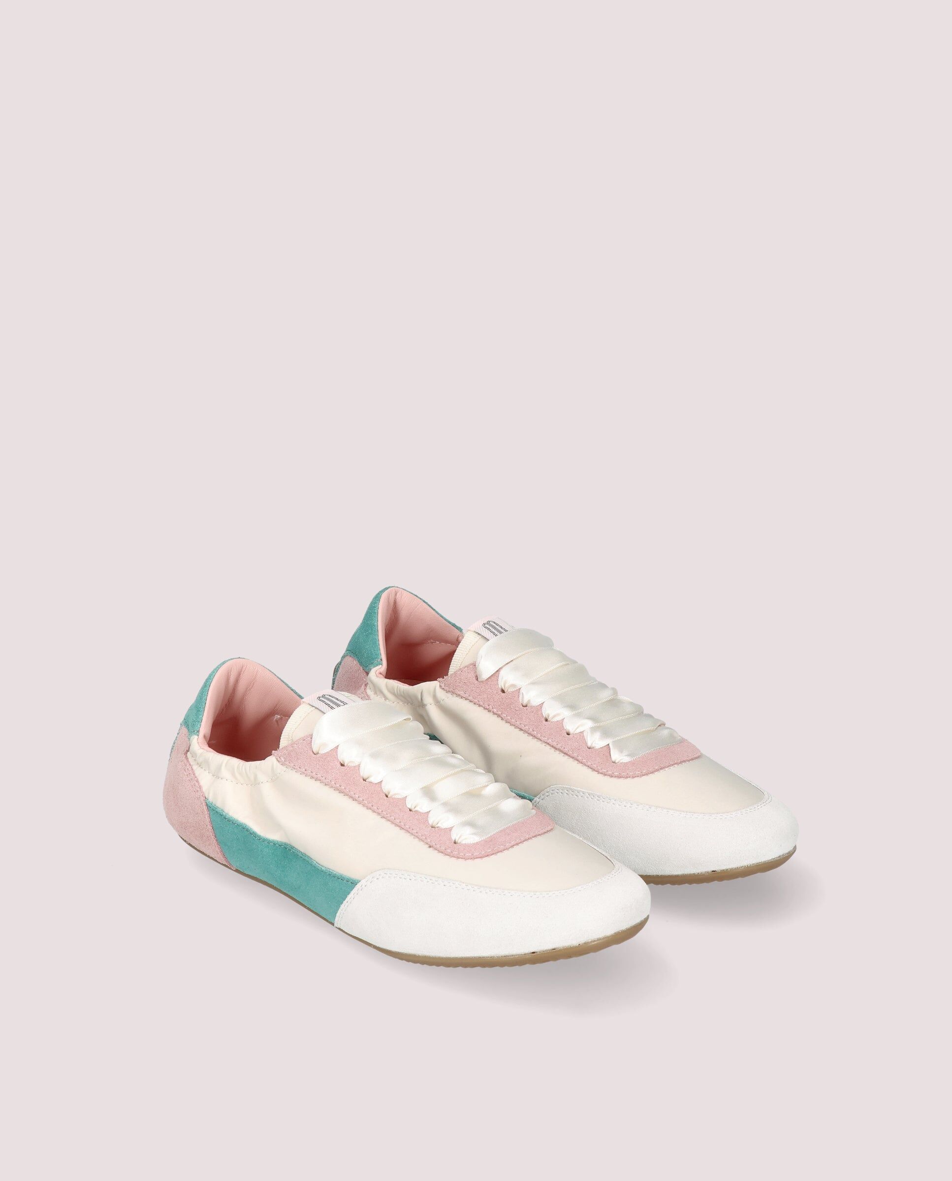 1PB0611-093 [PRETTY BALLERINAS] Blue Sneaker In Suede And Nylon #53235_005 (EU)