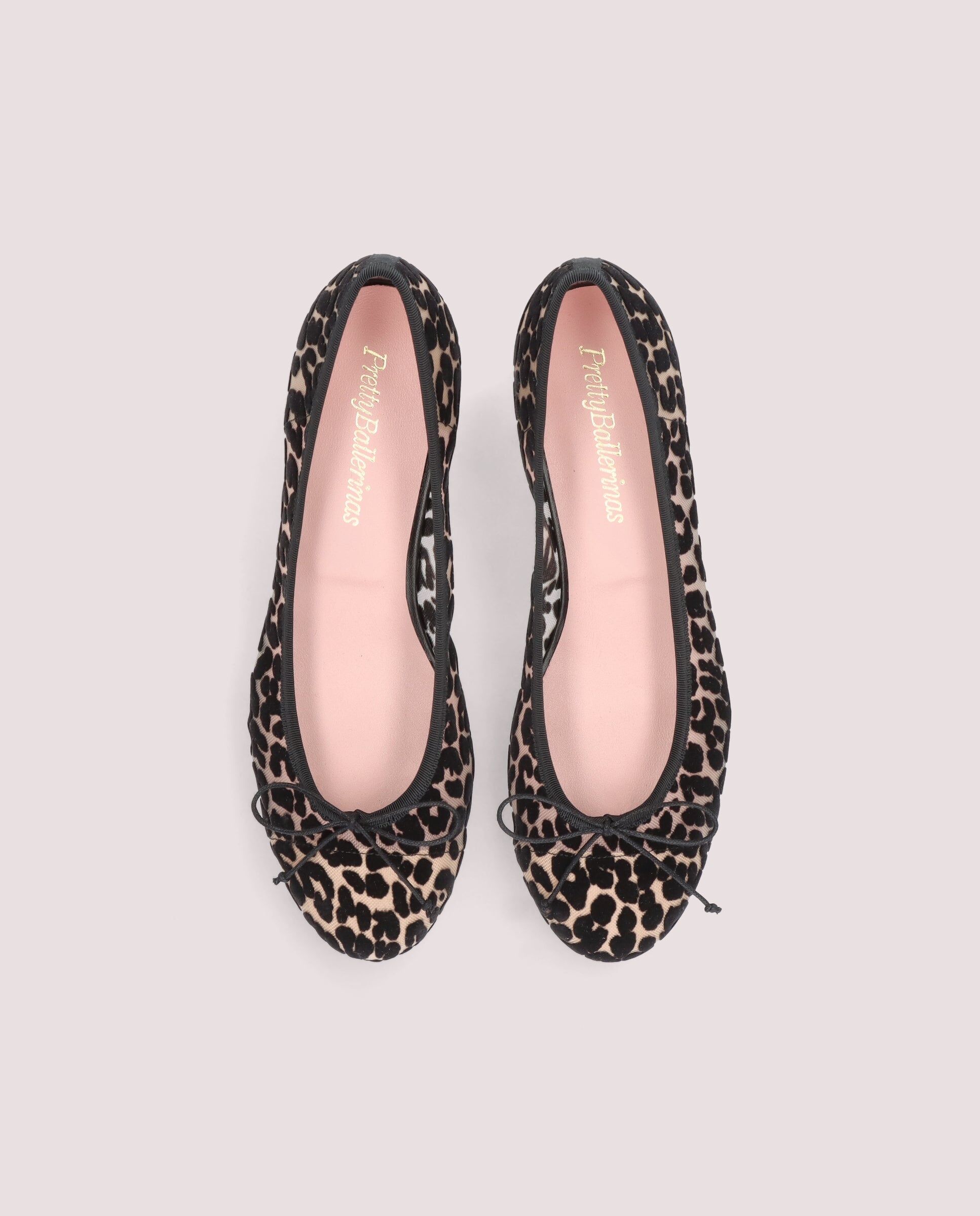 1PB0611-089 [PRETTY BALLERINAS] Gretschen Ballerina In Leopard Print Mesh #53229_002 (EU)