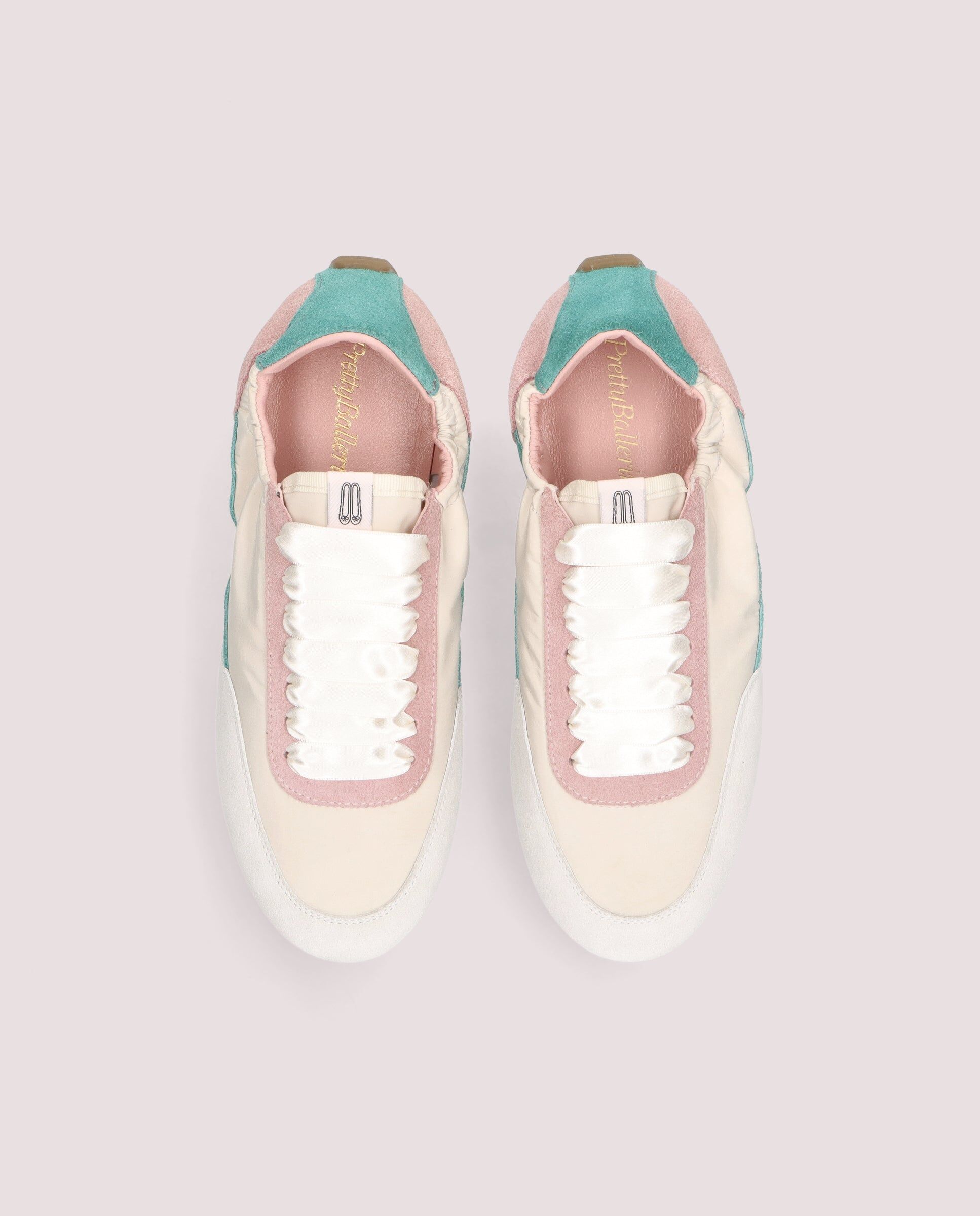 1PB0611-093 [PRETTY BALLERINAS] Blue Sneaker In Suede And Nylon #53235_005 (EU)