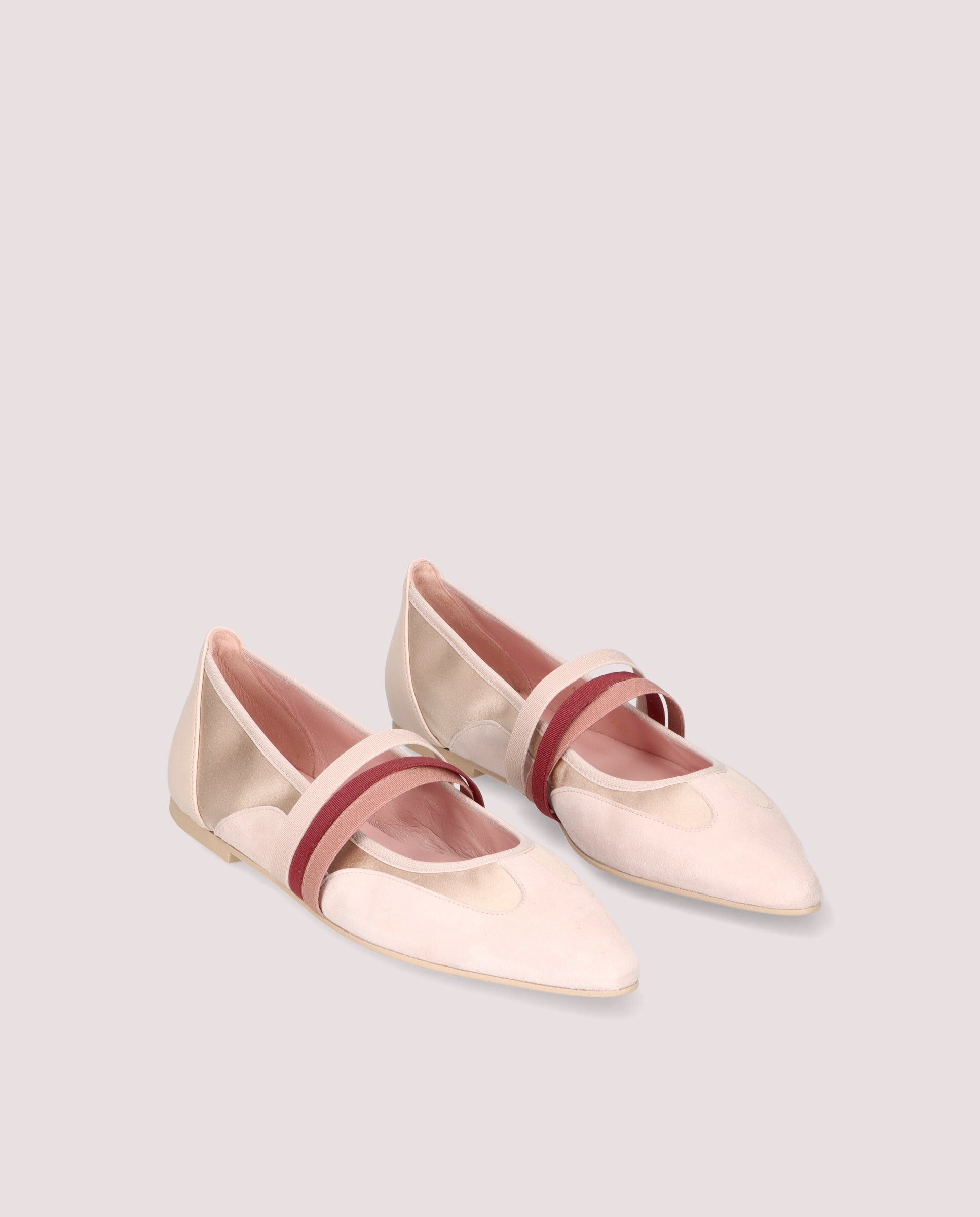 1PB0611-104 [PRETTY BALLERINAS] Tyra Ballerina In Soft Make Up Leather #53259_001 (EU)