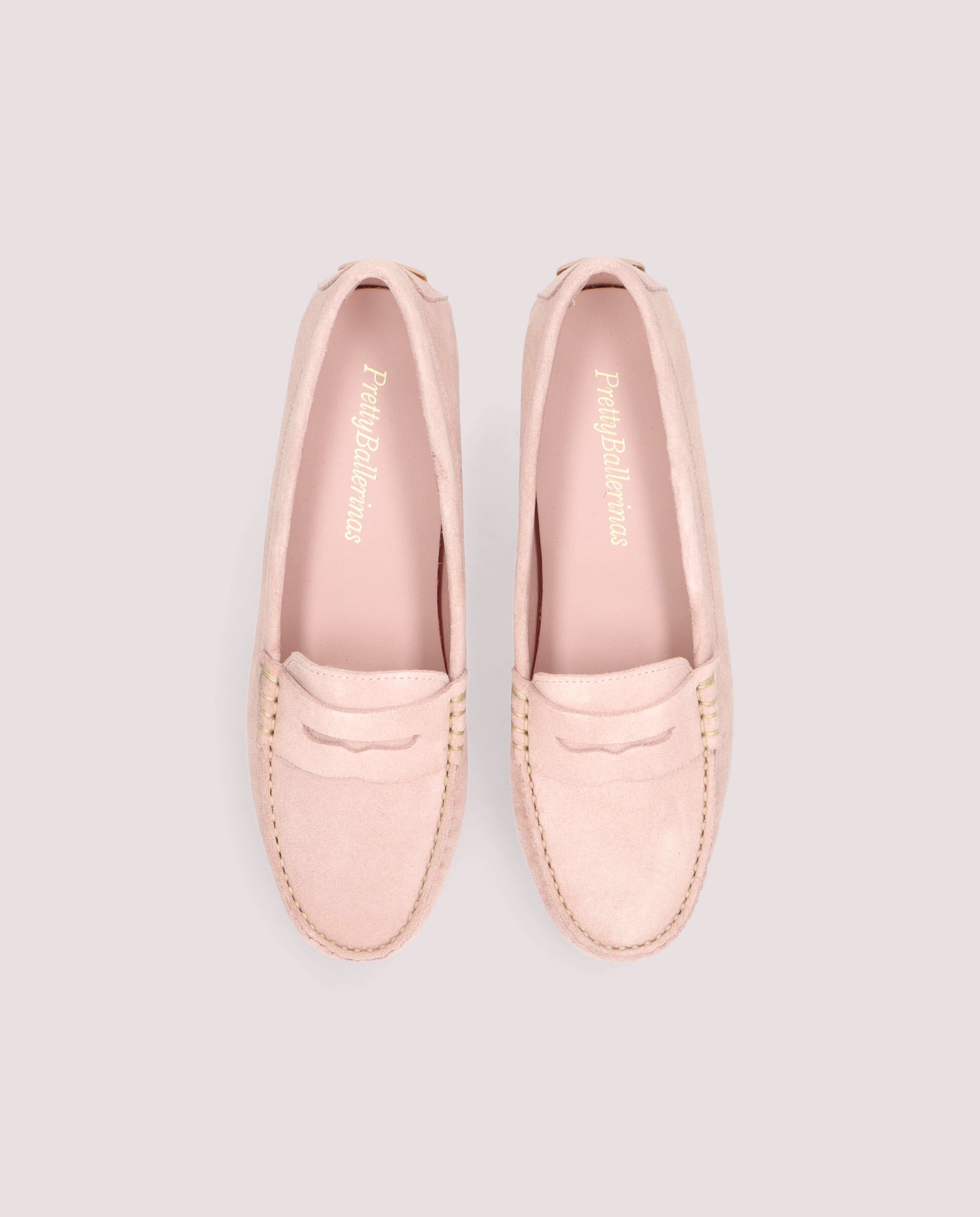 1PB0611-102 [PRETTY BALLERINAS] Josephine Moccasin In Make Up Pink Suede #53254_009 (EU)