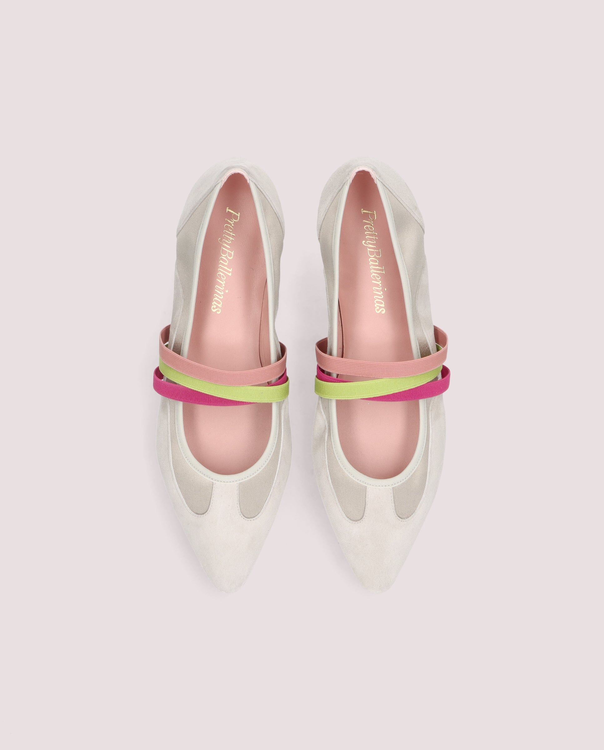 1PB0611-105 [PRETTY BALLERINAS] Tyra Ballerina In Silver Metallic Leather #53259_003 (EU)
