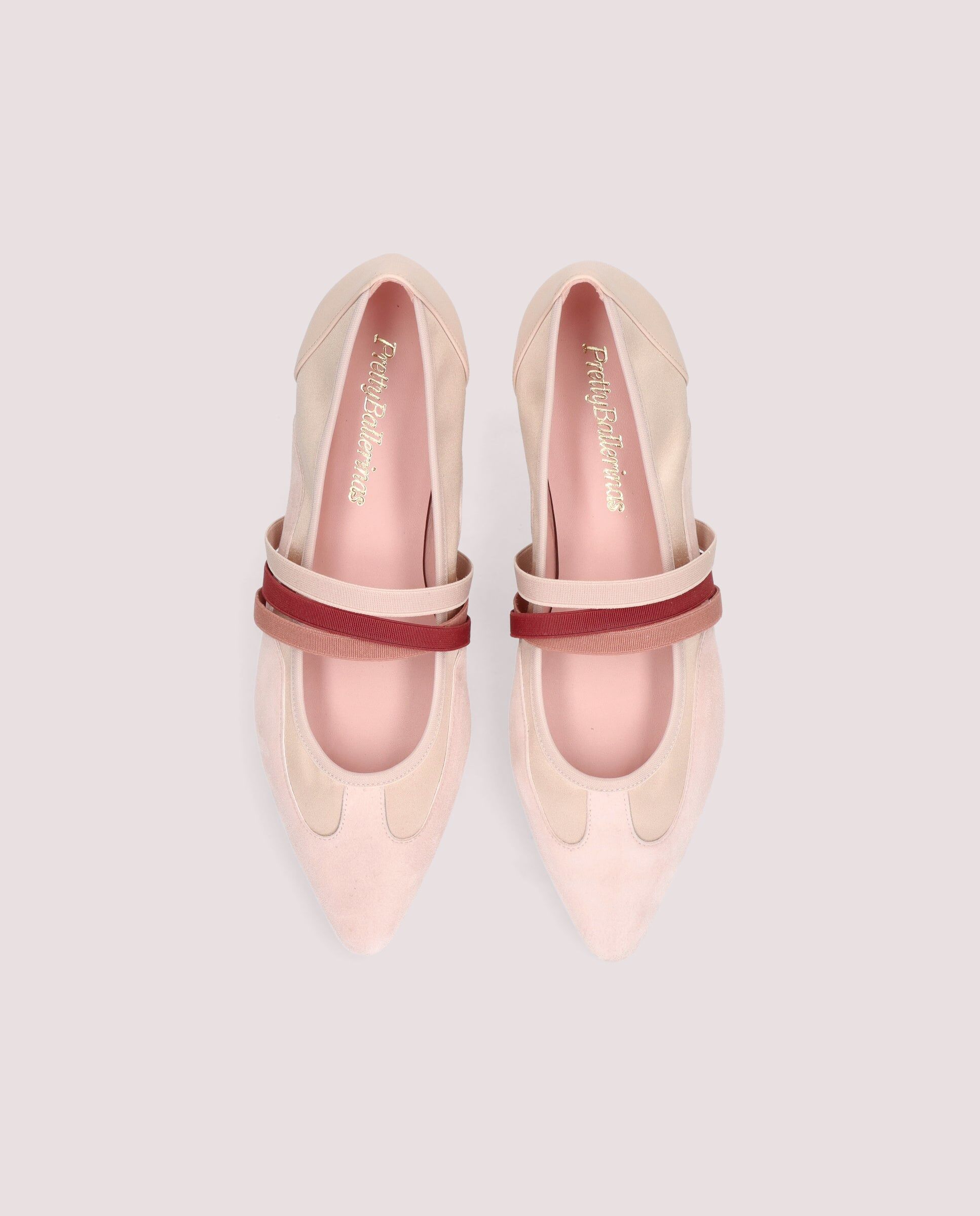 1PB0611-104 [PRETTY BALLERINAS] Tyra Ballerina In Soft Make Up Leather #53259_001 (EU)