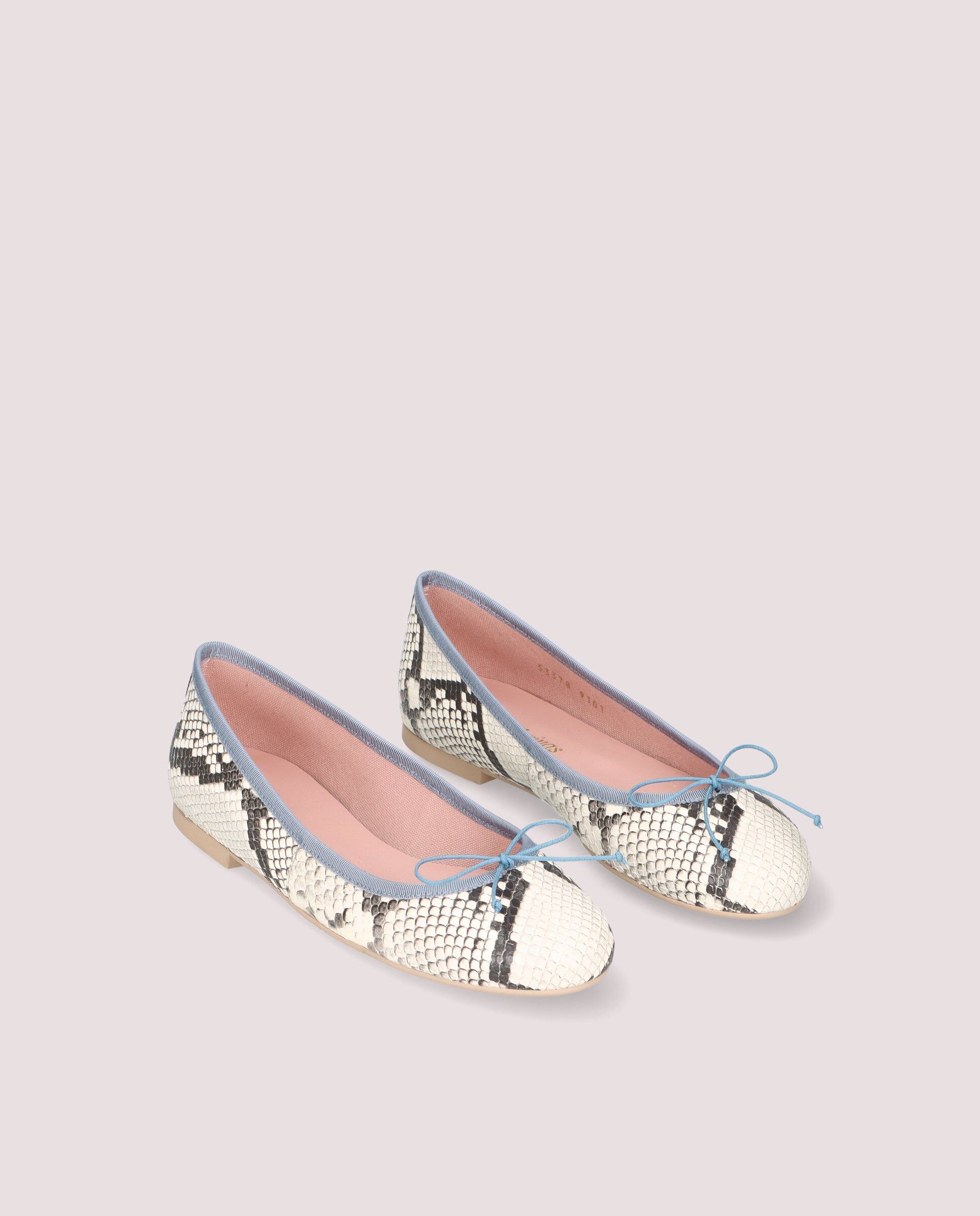 1PB0611-112 [PRETTY BALLERINAS] Nicole Ballerina In Snake Printed Leather #53378_001 (EU)