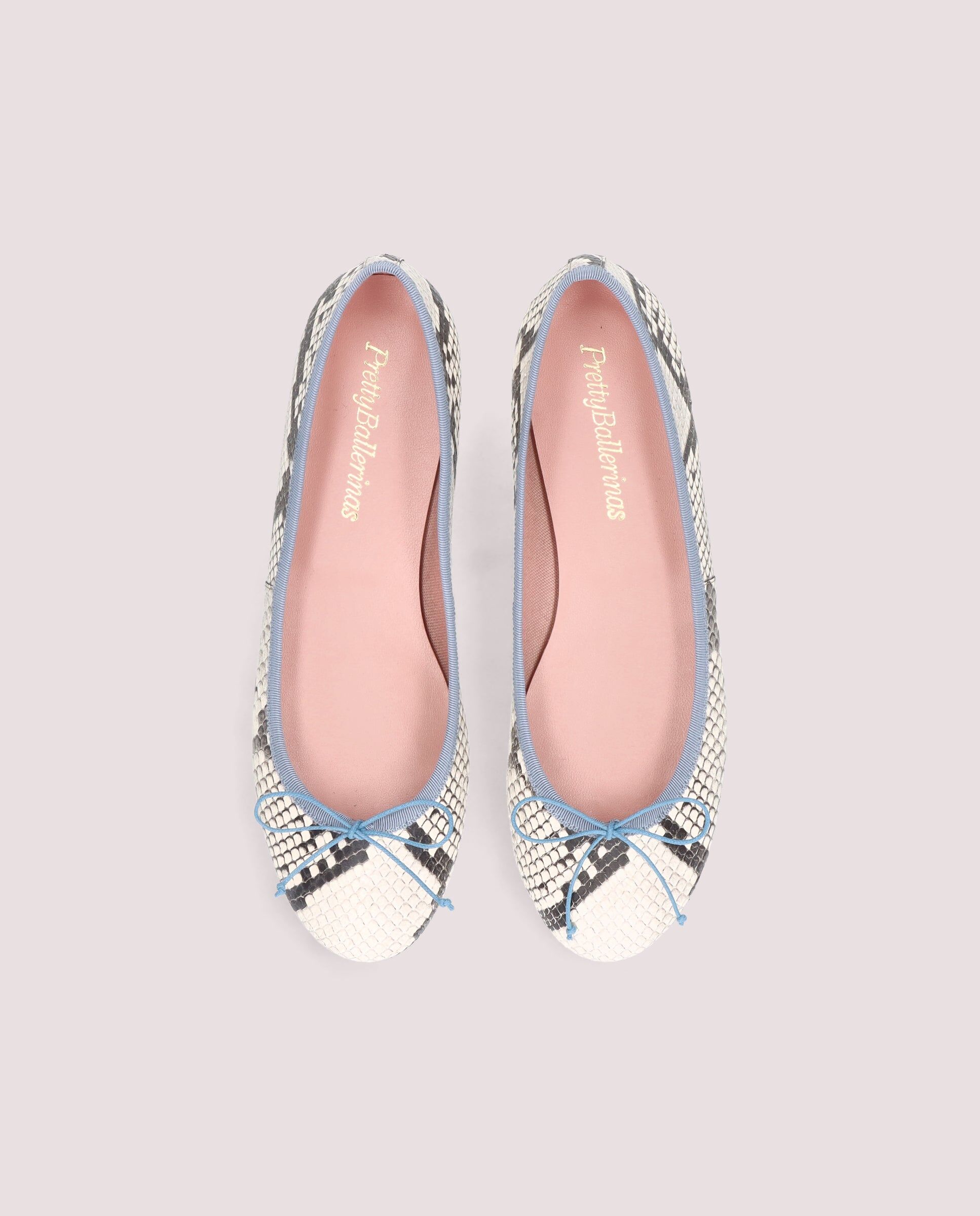1PB0611-112 [PRETTY BALLERINAS] Nicole Ballerina In Snake Printed Leather #53378_001 (EU)