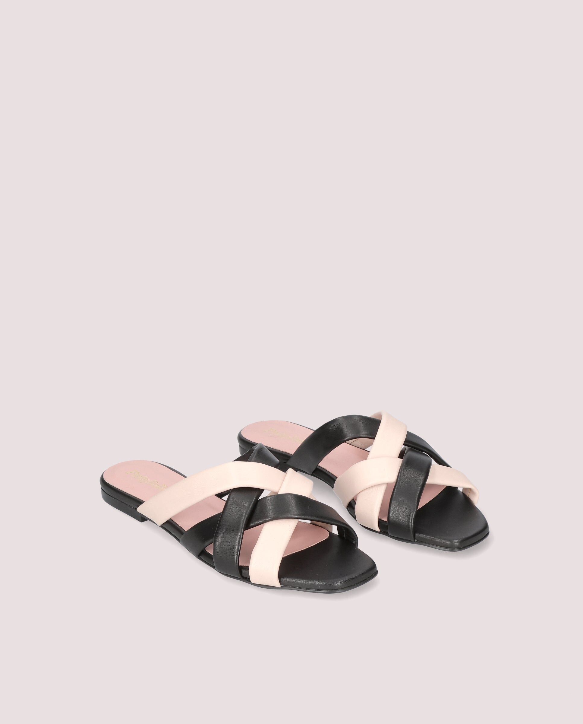 1PB0611-122 [PRETTY BALLERINAS] Isla Sandal In Soft Black Leather #53431_001 (EU)