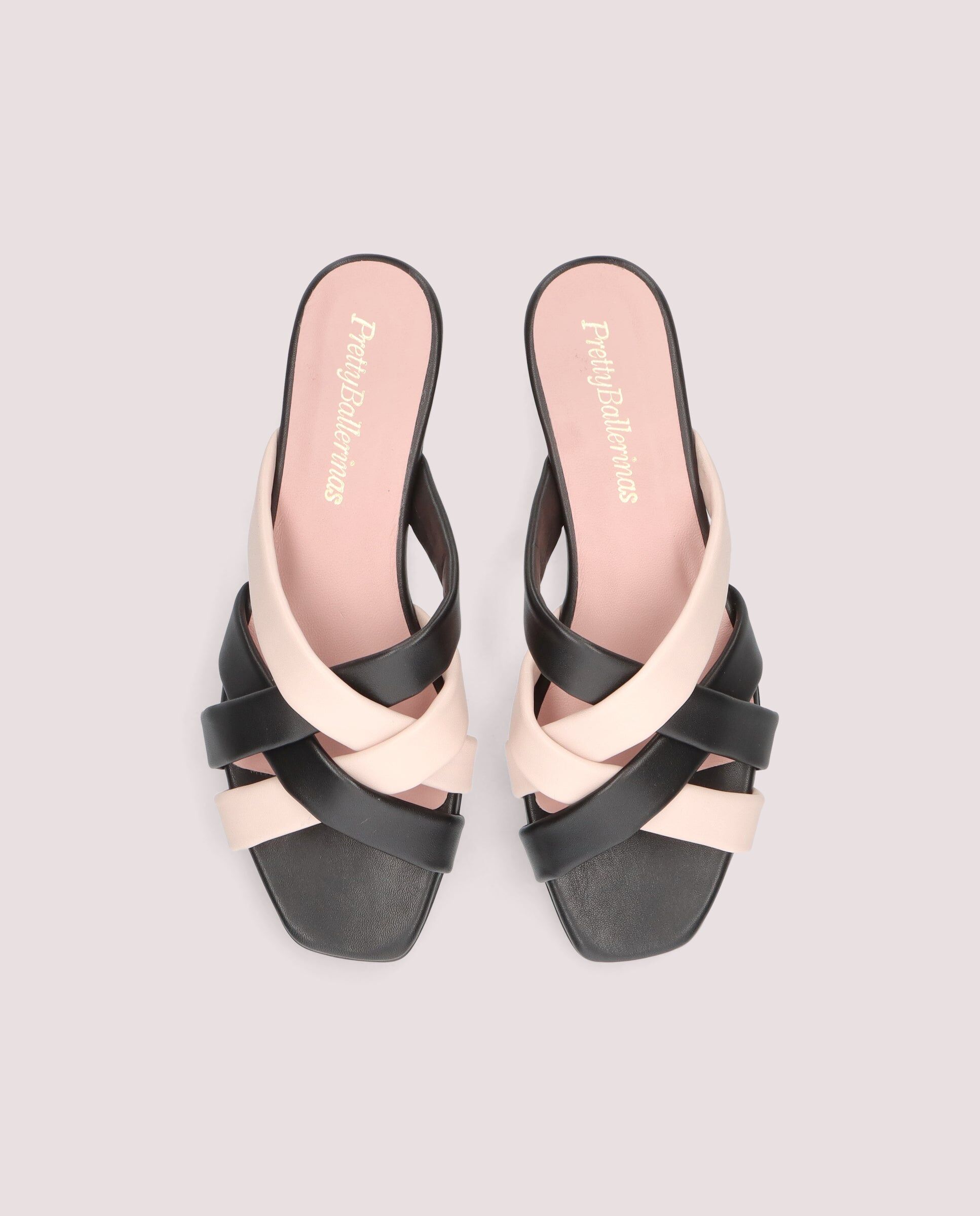 1PB0611-122 [PRETTY BALLERINAS] Isla Sandal In Soft Black Leather #53431_001 (EU)