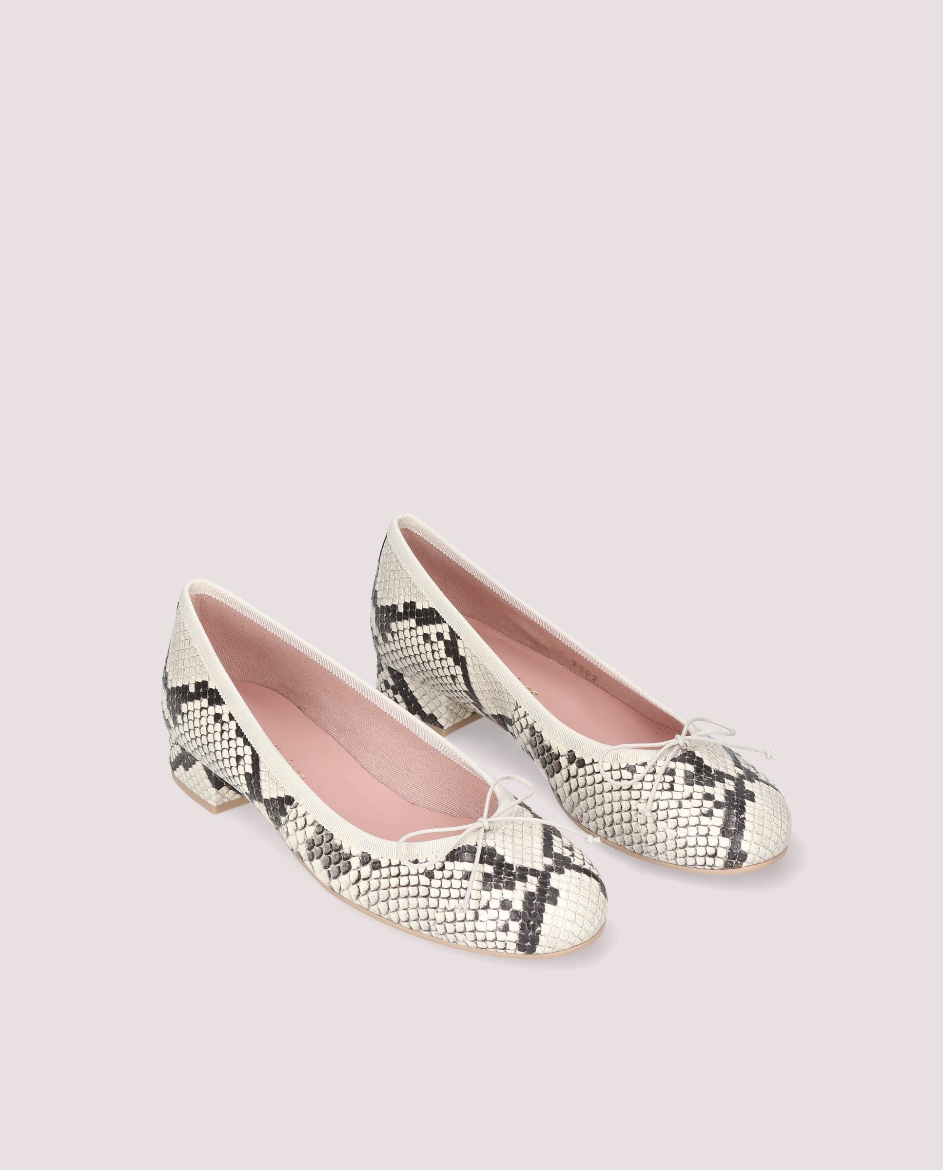 1PB0611-126 [PRETTY BALLERINAS] Gretschen Ballerina In Snake Printed Leather #53452_001 (EU)
