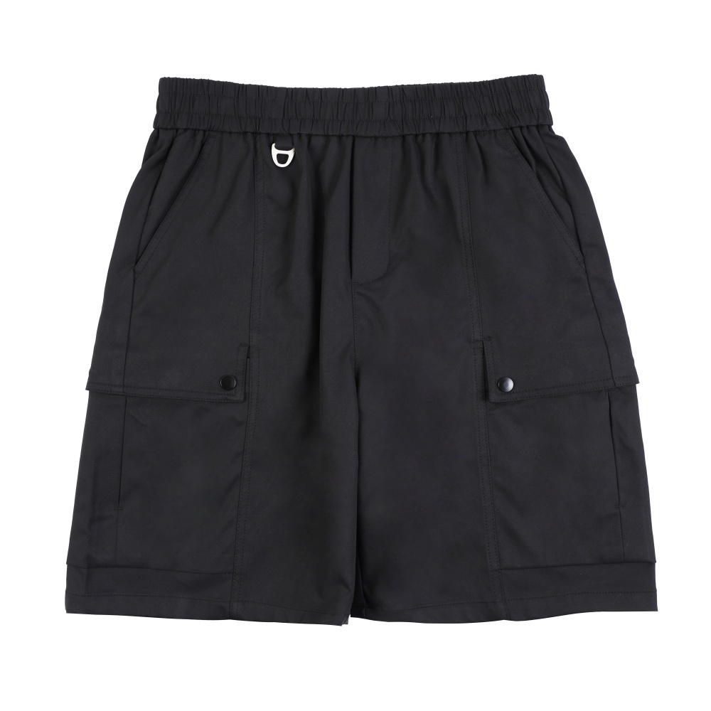KANGOL 短褲 黑色 扣環 工裝 休閒短褲 中性 6625152020