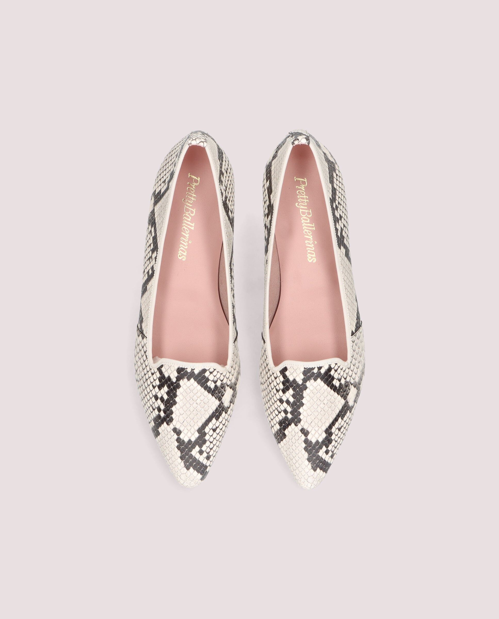 1PB0611-125 [PRETTY BALLERINAS] Elise Loafer In Snake Printed Leather #53451_001 (EU)