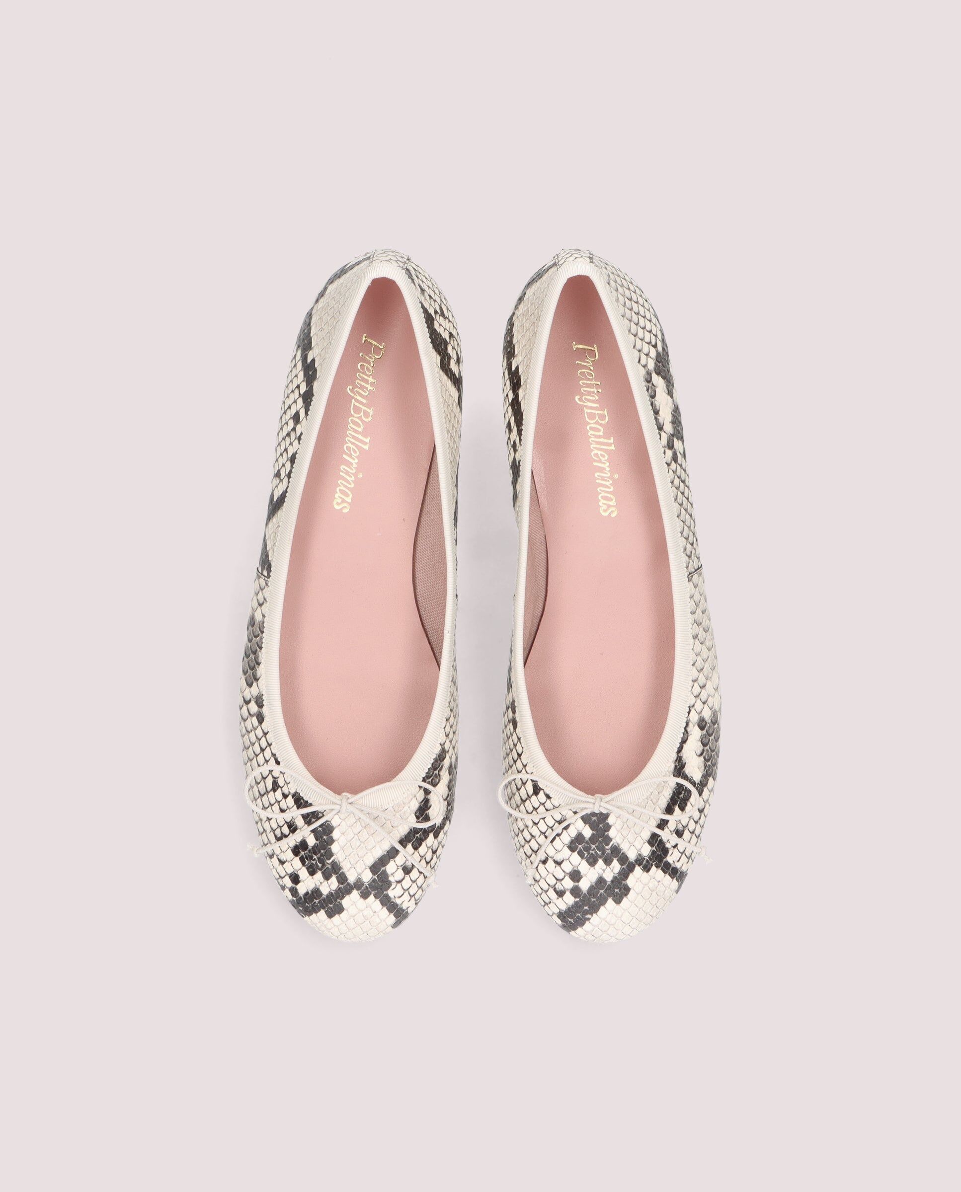 1PB0611-126 [PRETTY BALLERINAS] Gretschen Ballerina In Snake Printed Leather #53452_001 (EU)